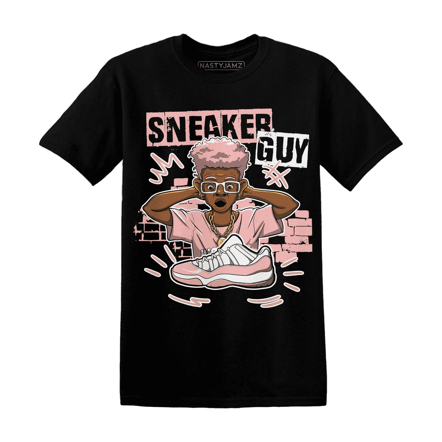 NastyJamz-Low-Legend-Pink-11s-T-Shirt-Match-Sneaker-Guy-Collector