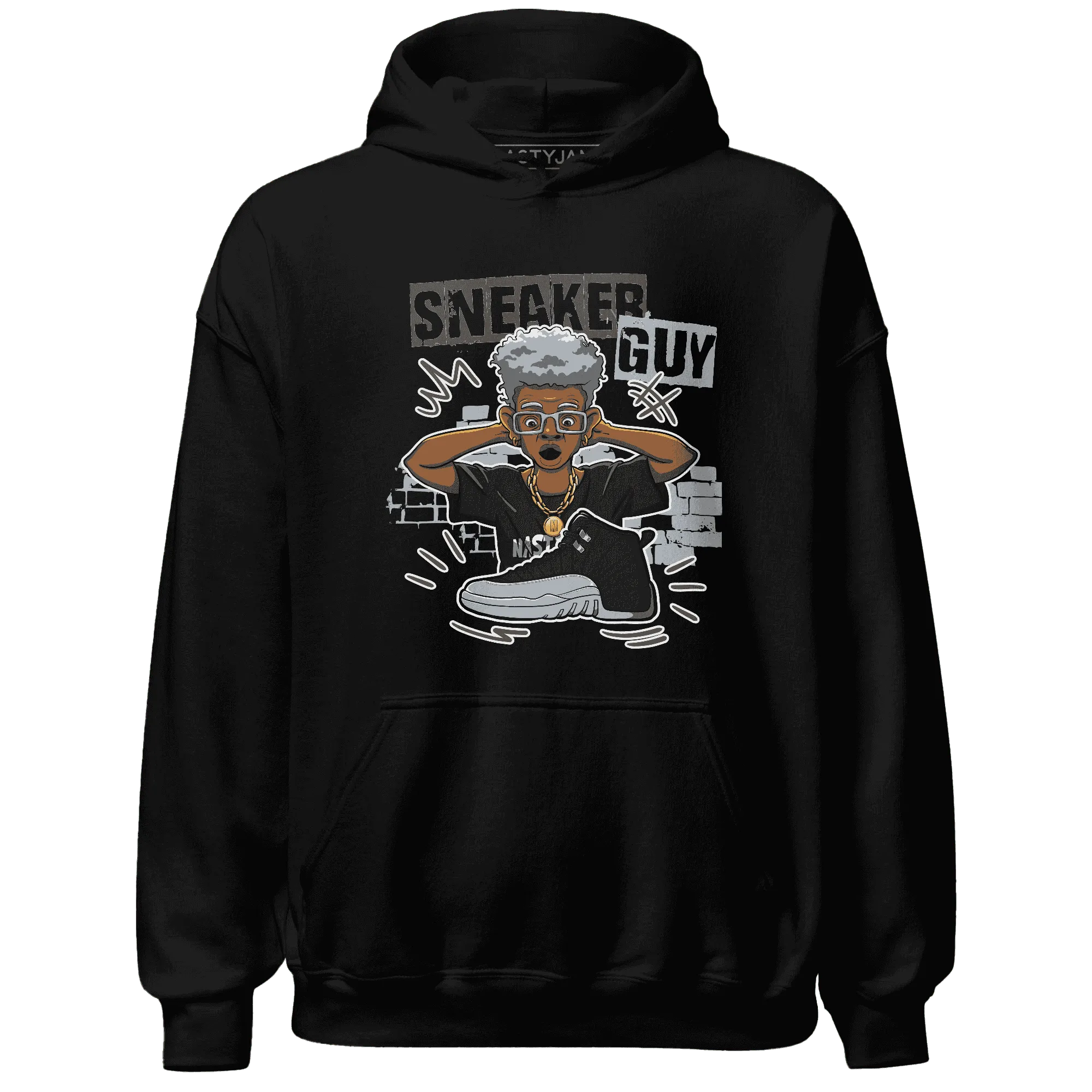 NastyJamz-Wolf-Grey-12s-Hoodie-Match-Sneaker-Guy-Collector