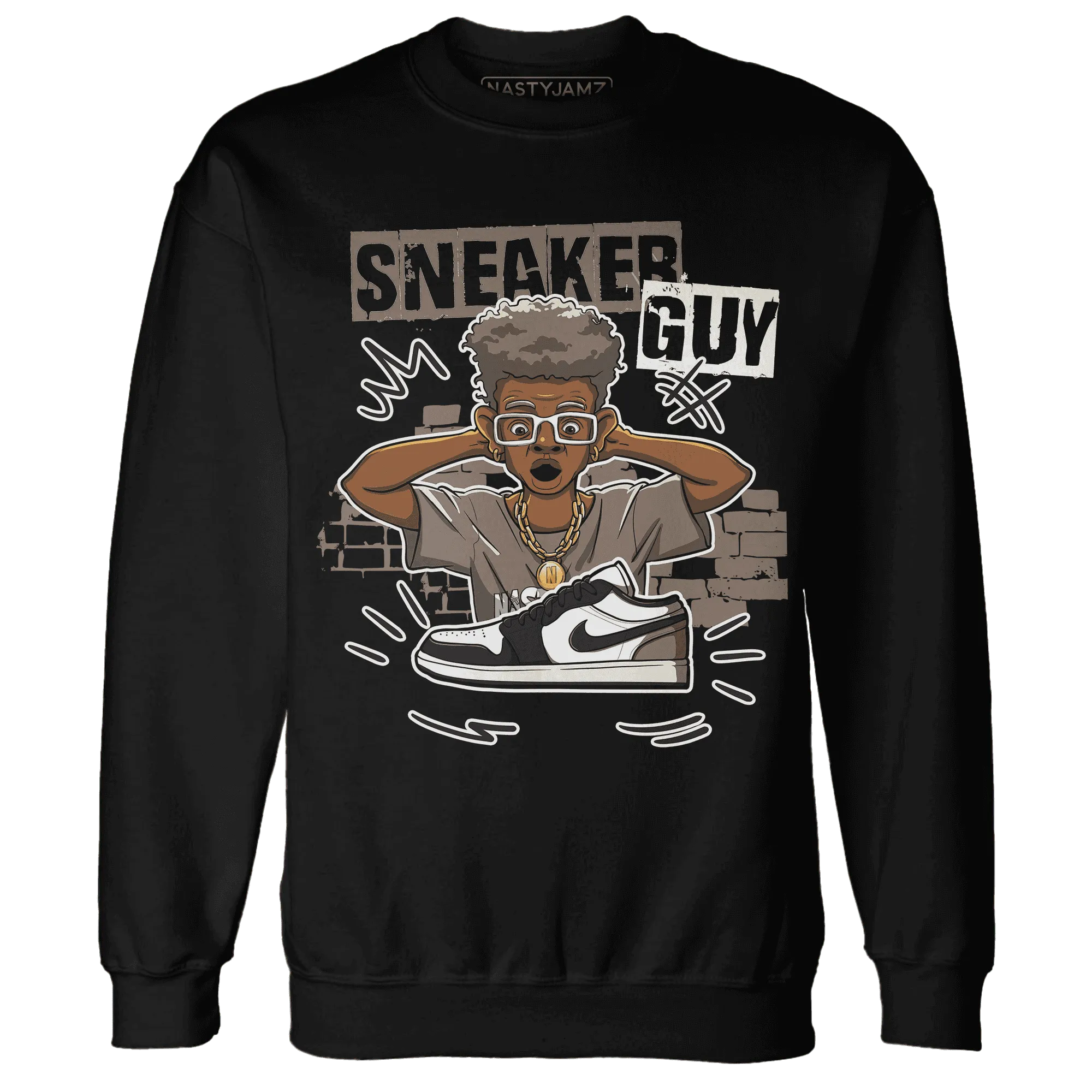 NastyJamz-Low-Mocha-1s-Sweatshirt-Match-Sneaker-Guy-Collector