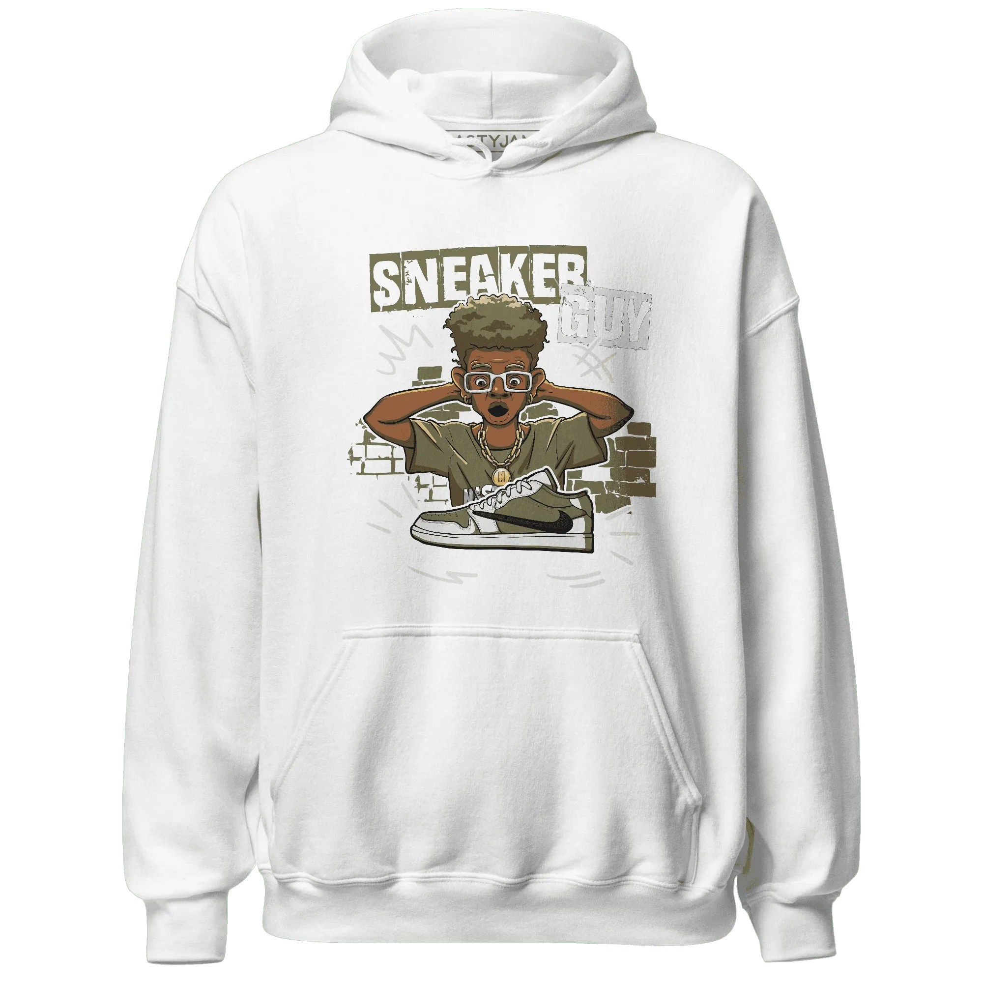NastyJamz-Medium-Olive-1s-Hoodie-Match-Sneaker-Guy-Collector