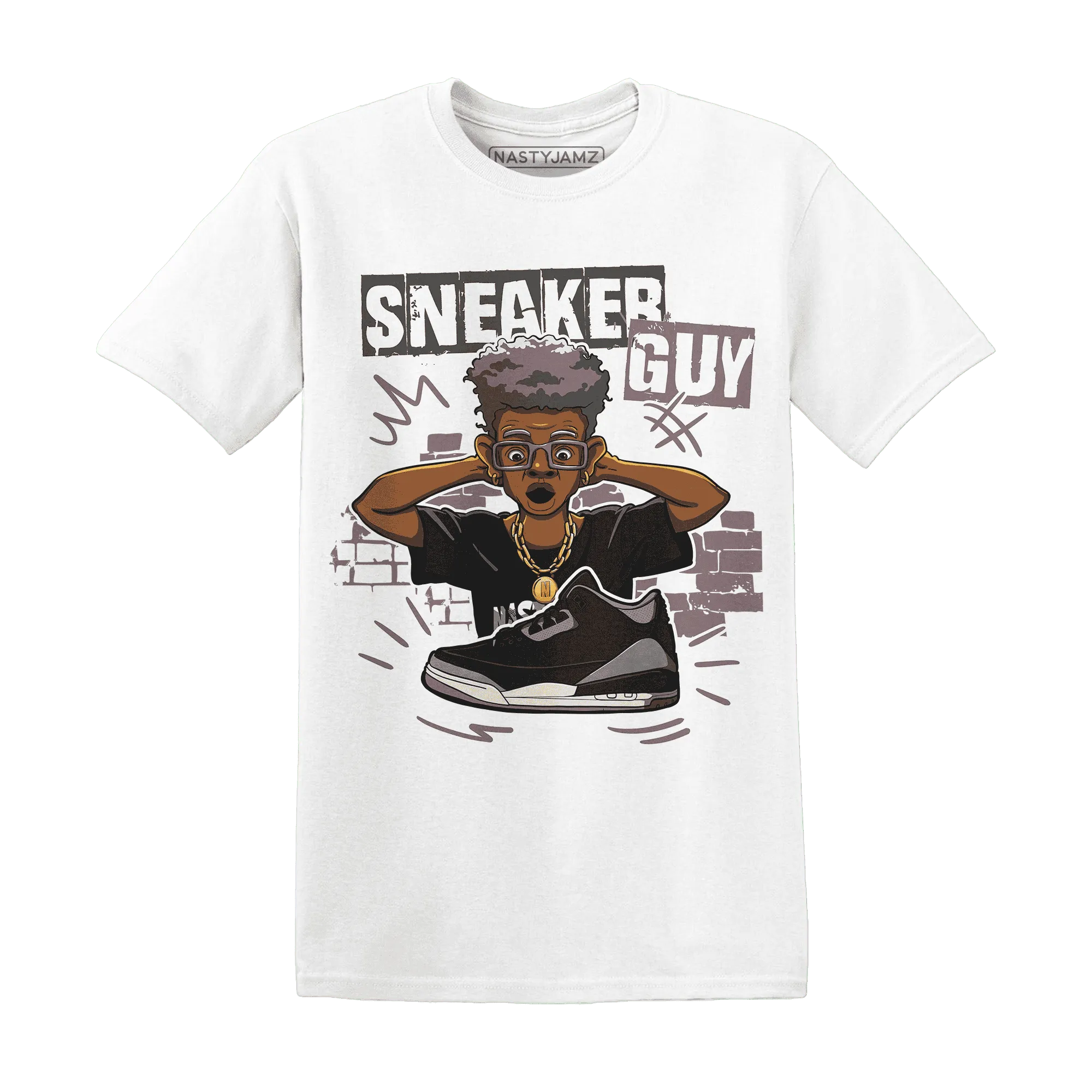 NastyJamz-Black-Violet-Ore-3s-T-Shirt-Match-Sneaker-Guy-Collector