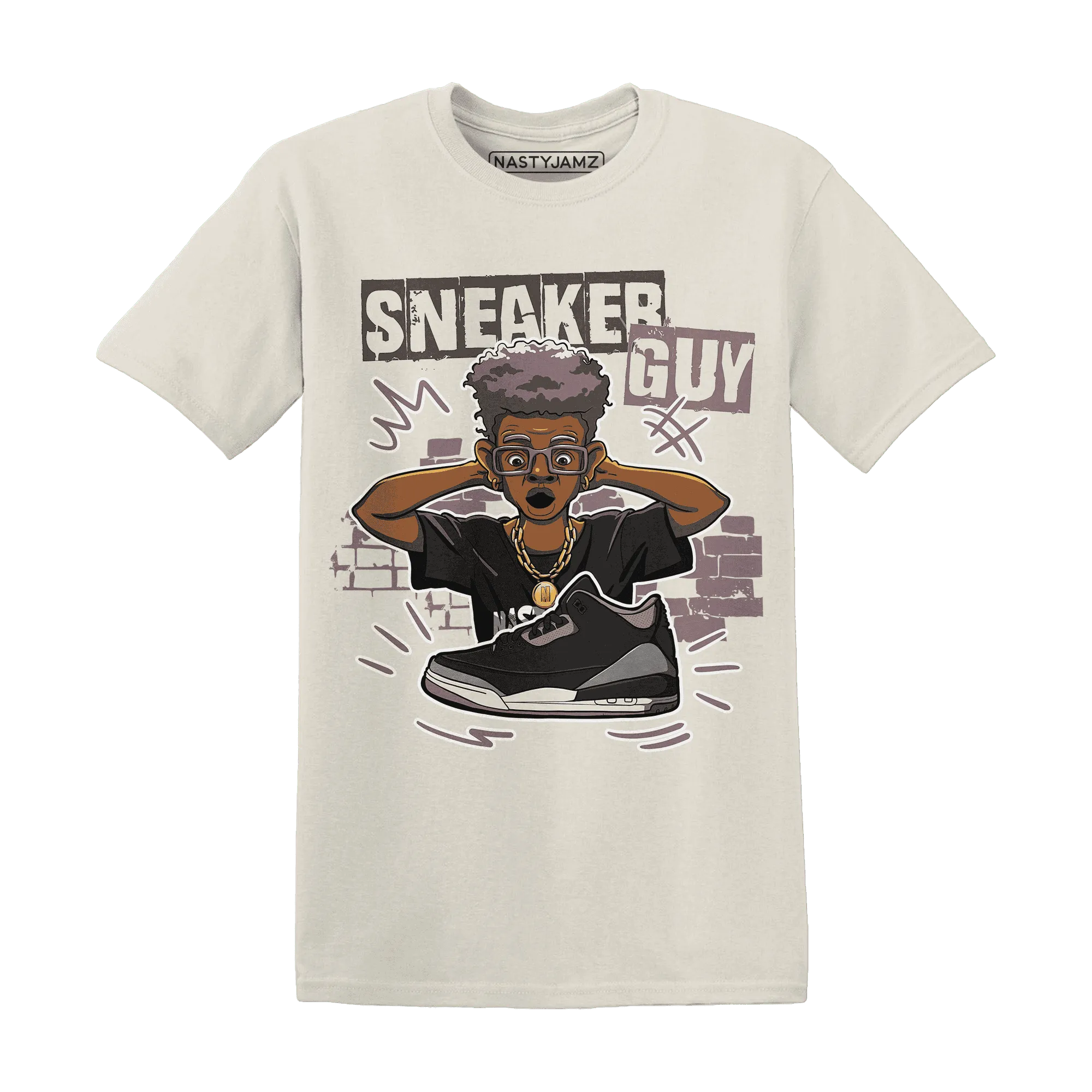 NastyJamz-Black-Violet-Ore-3s-T-Shirt-Match-Sneaker-Guy-Collector
