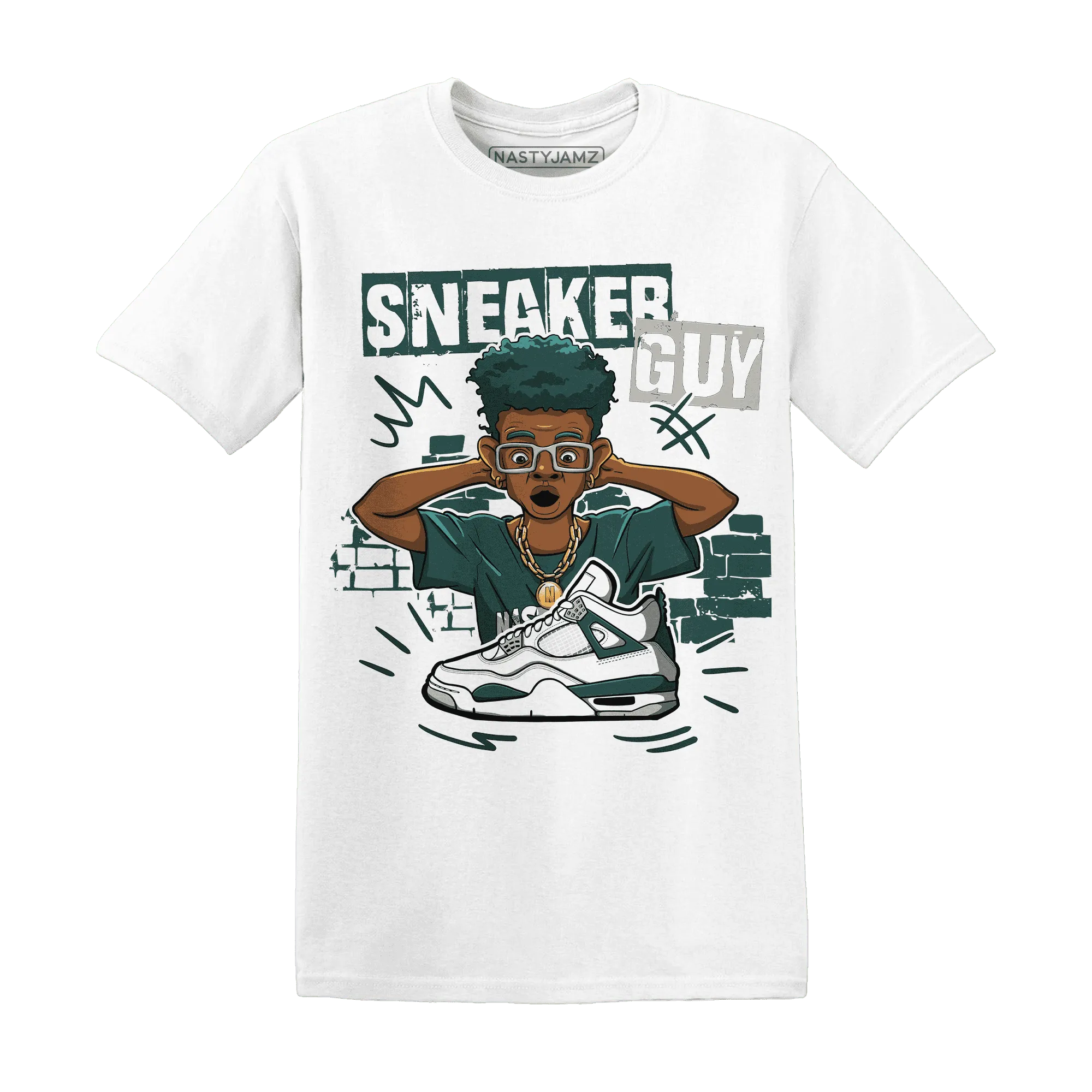 NastyJamz-Oxidized-Green-4s-T-Shirt-Match-Sneaker-Guy-Collector