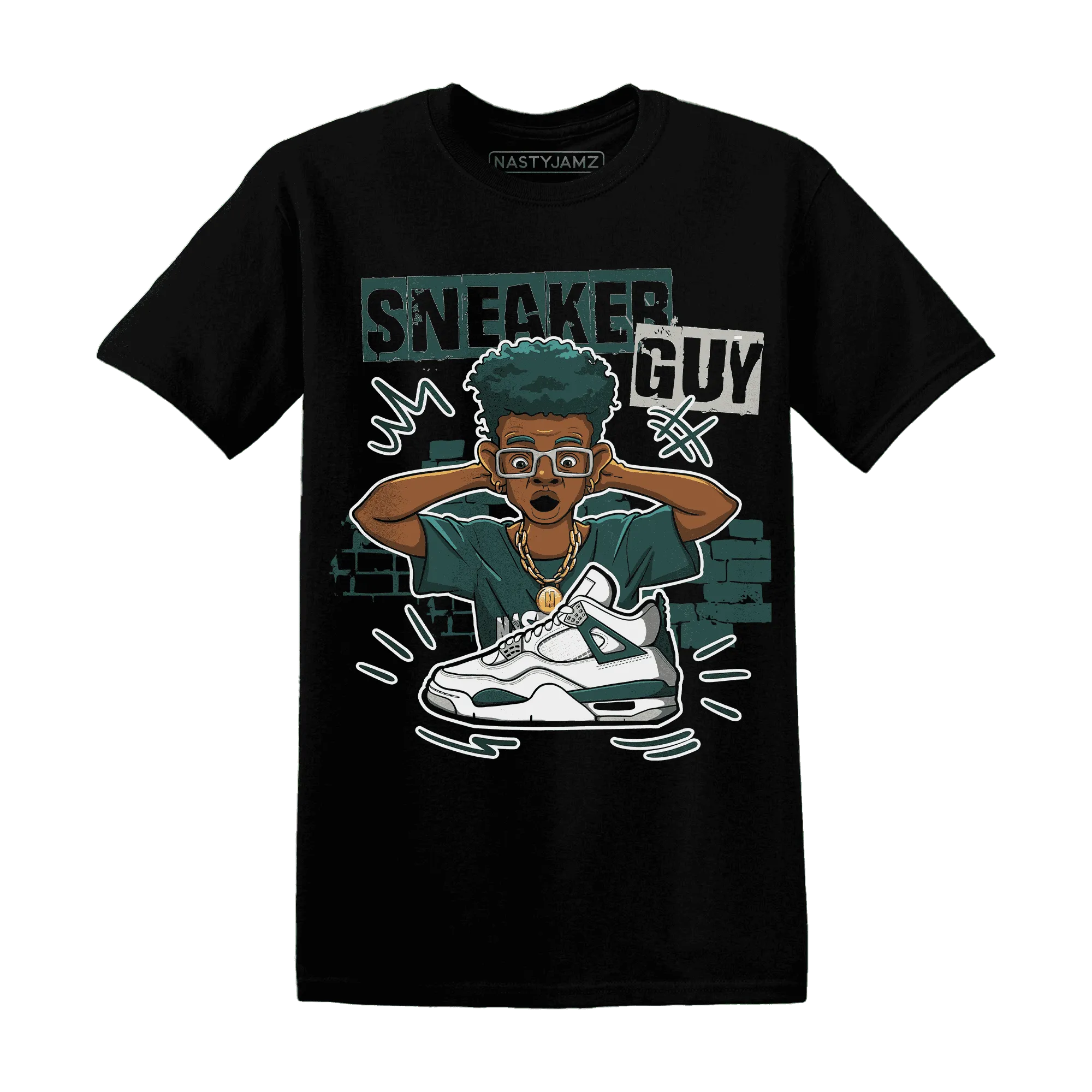 NastyJamz-Oxidized-Green-4s-T-Shirt-Match-Sneaker-Guy-Collector