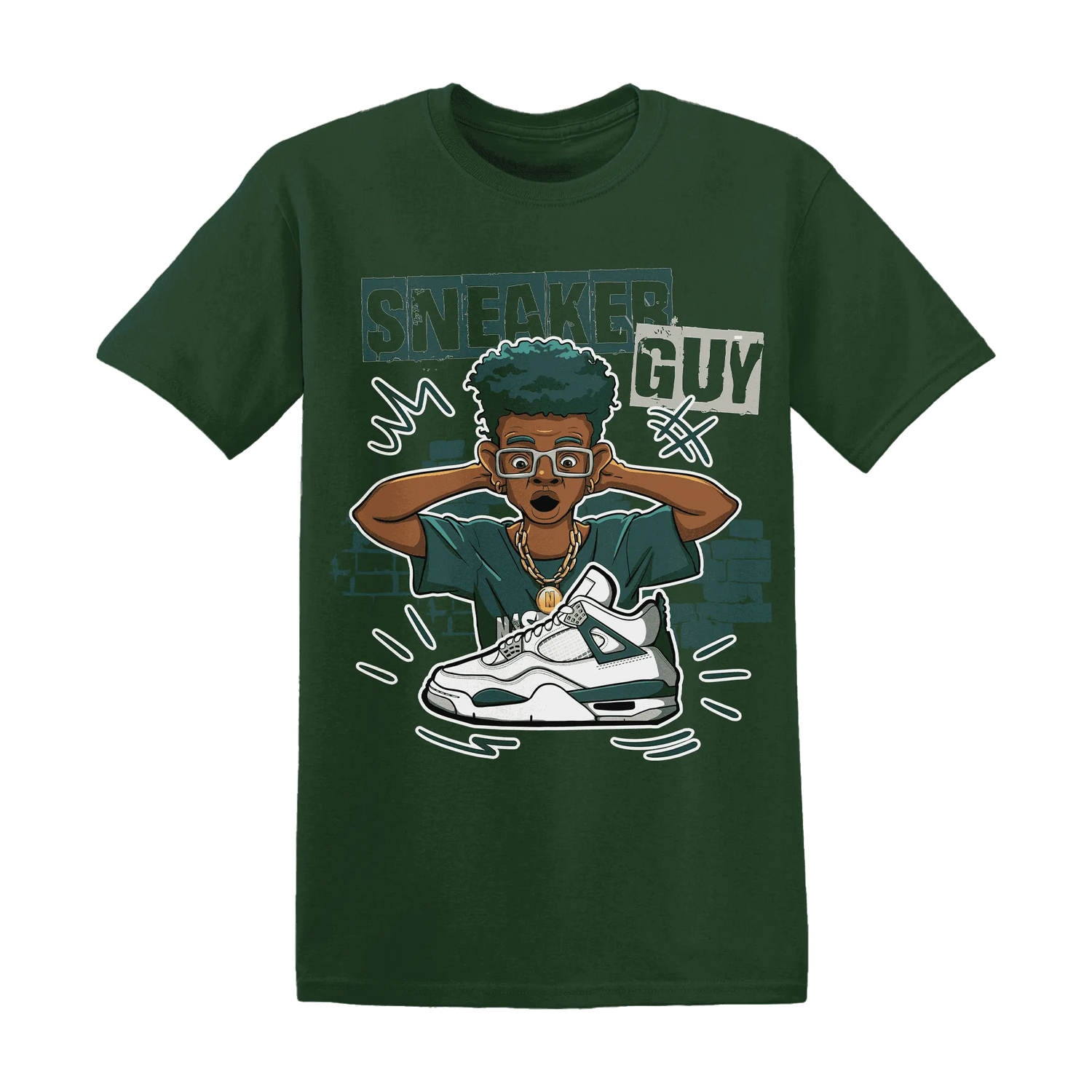 NastyJamz-Oxidized-Green-4s-T-Shirt-Match-Sneaker-Guy-Collector