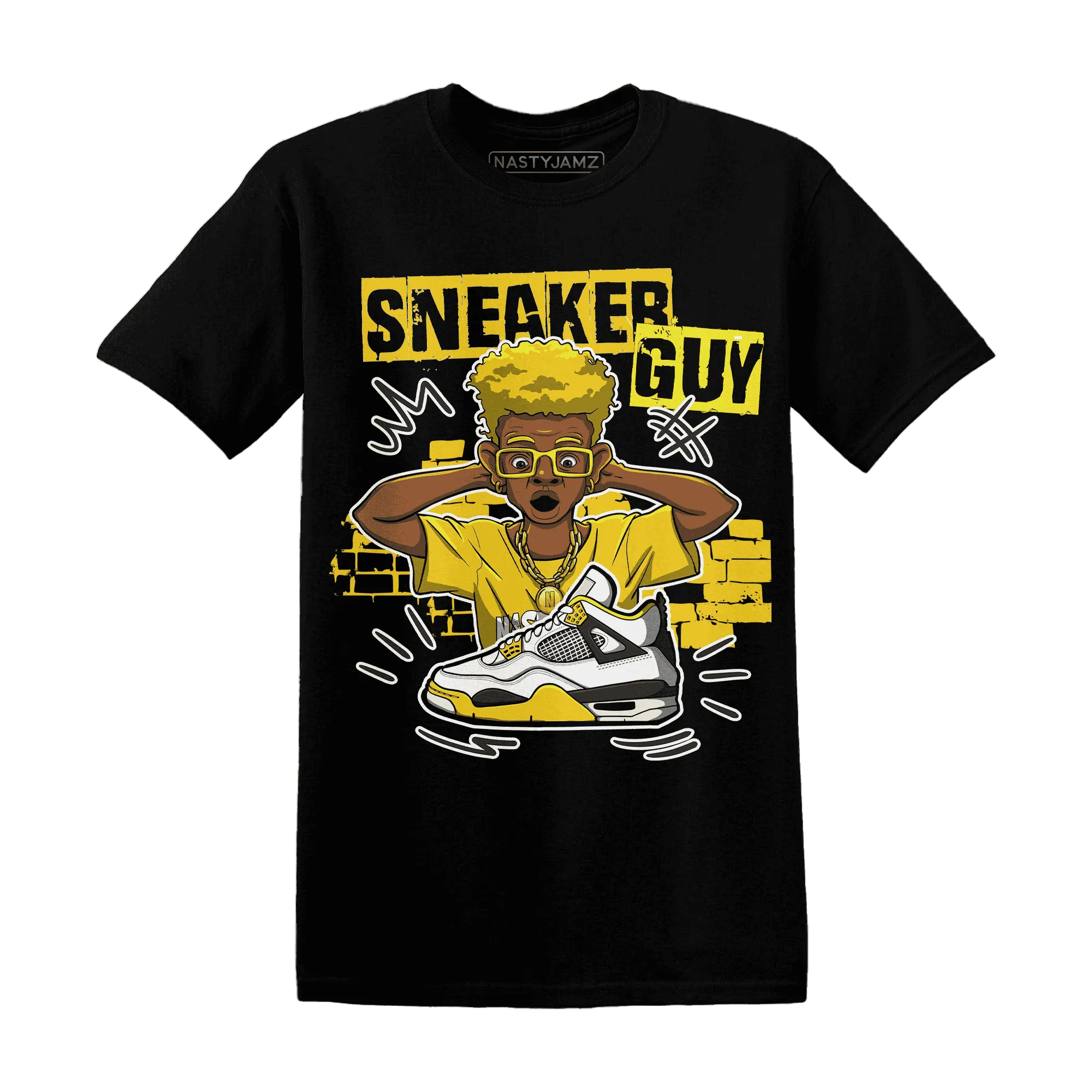 NastyJamz-Vivid-Sulfur-4s-T-Shirt-Match-Sneaker-Guy-Collector