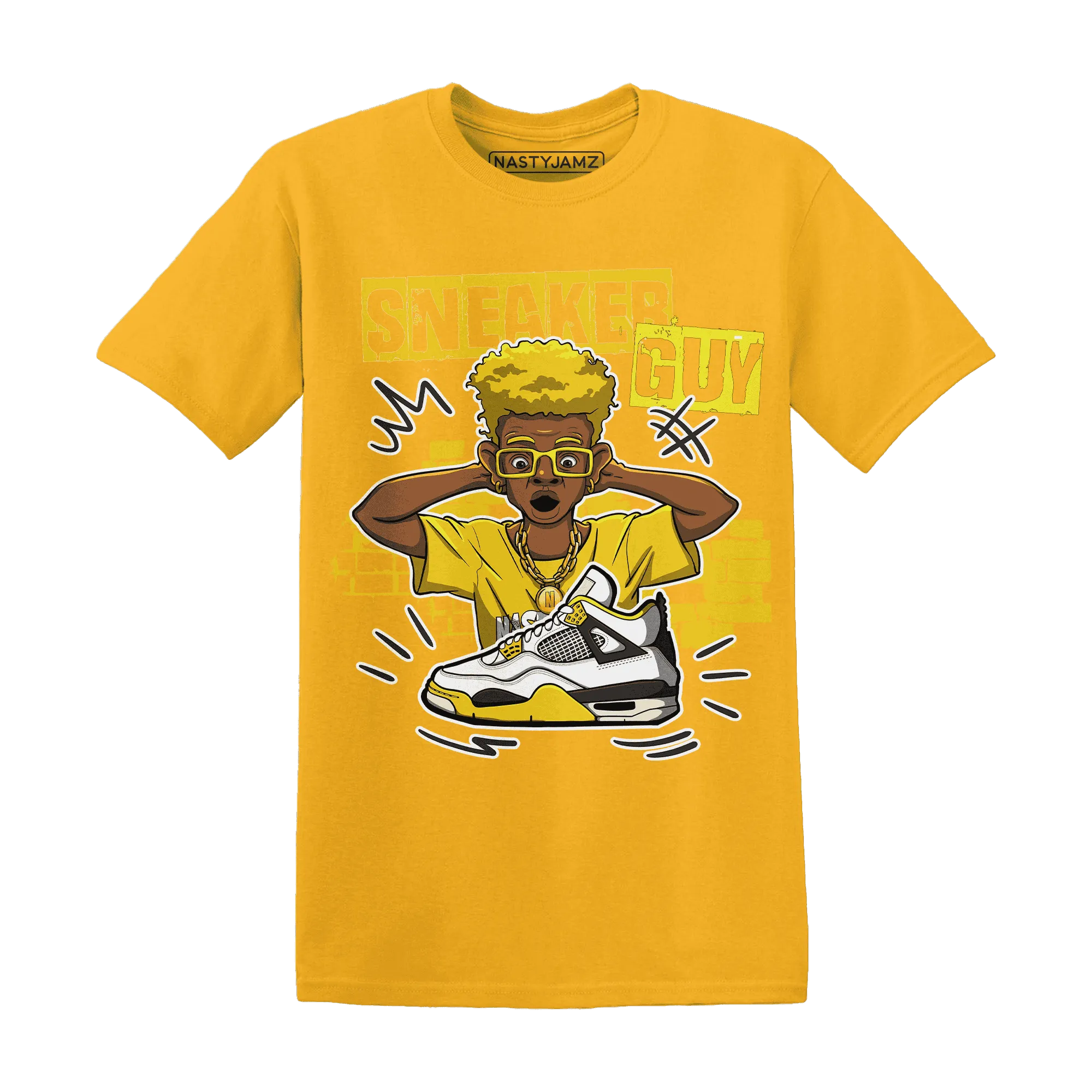 NastyJamz-Vivid-Sulfur-4s-T-Shirt-Match-Sneaker-Guy-Collector