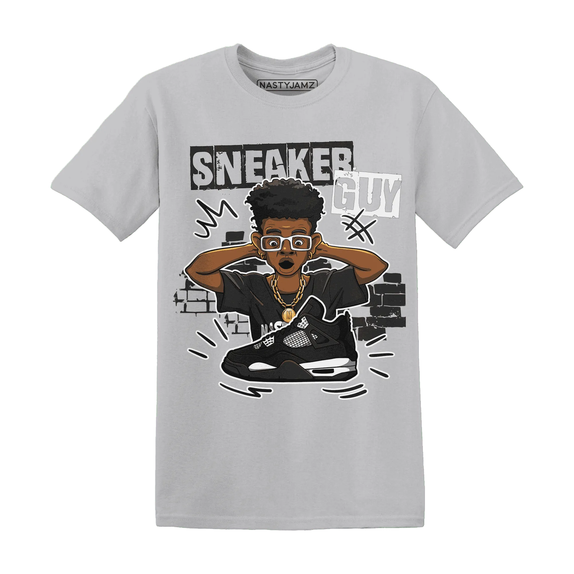 NastyJamz-White-Thunder-4s-T-Shirt-Match-Sneaker-Guy-Collector