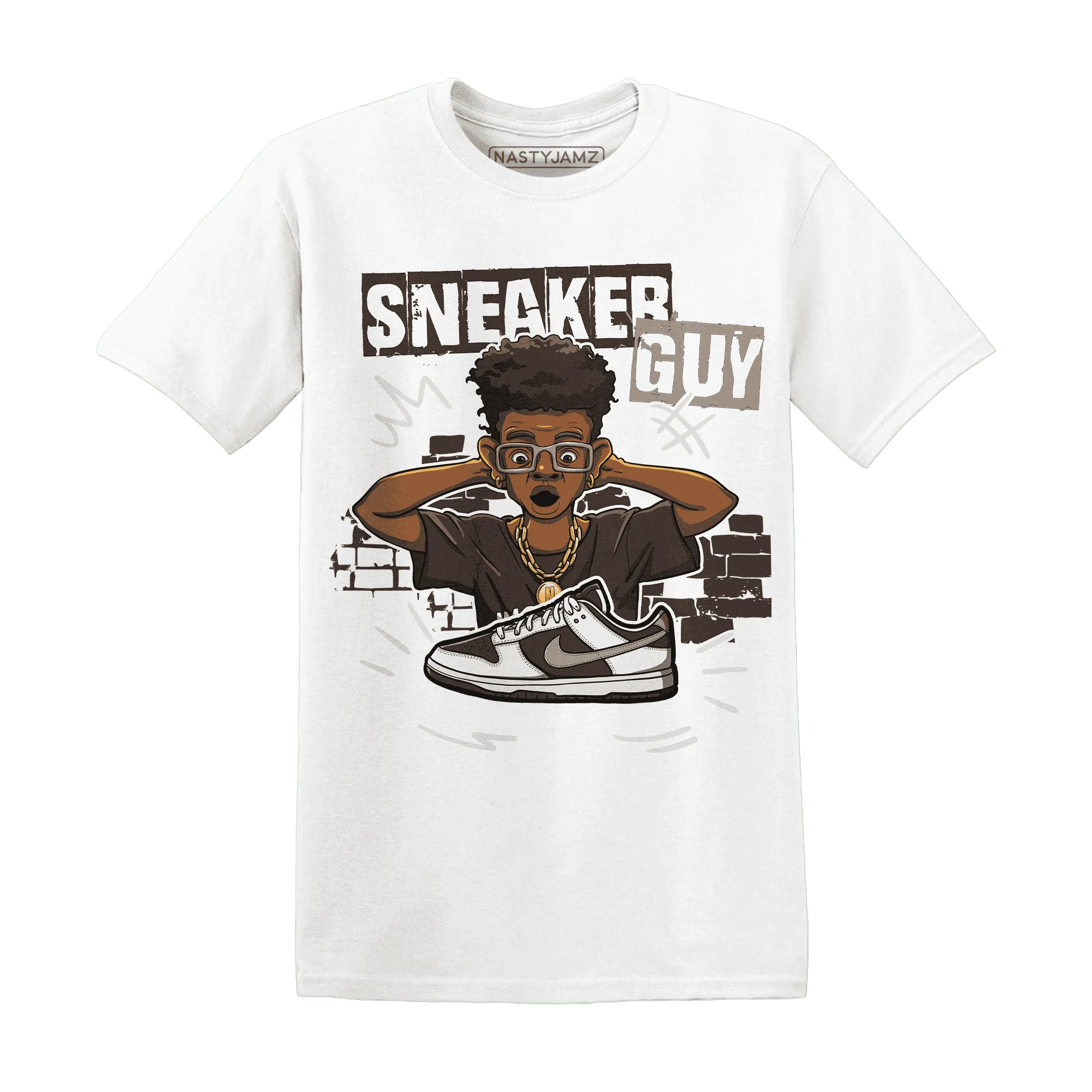 NastyJamz-Dunk-Low-Baroque-Brown-T-Shirt-Match-Sneaker-Guy-Collector