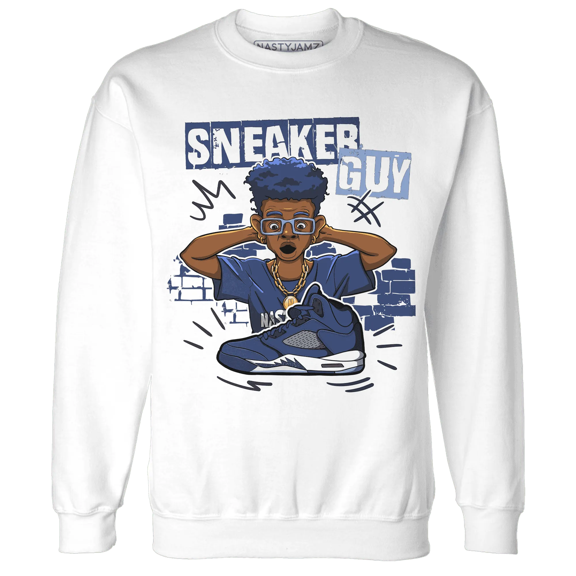 NastyJamz-Midnight-Navy-5s-Sweatshirt-Match-Sneaker-Guy-Collector