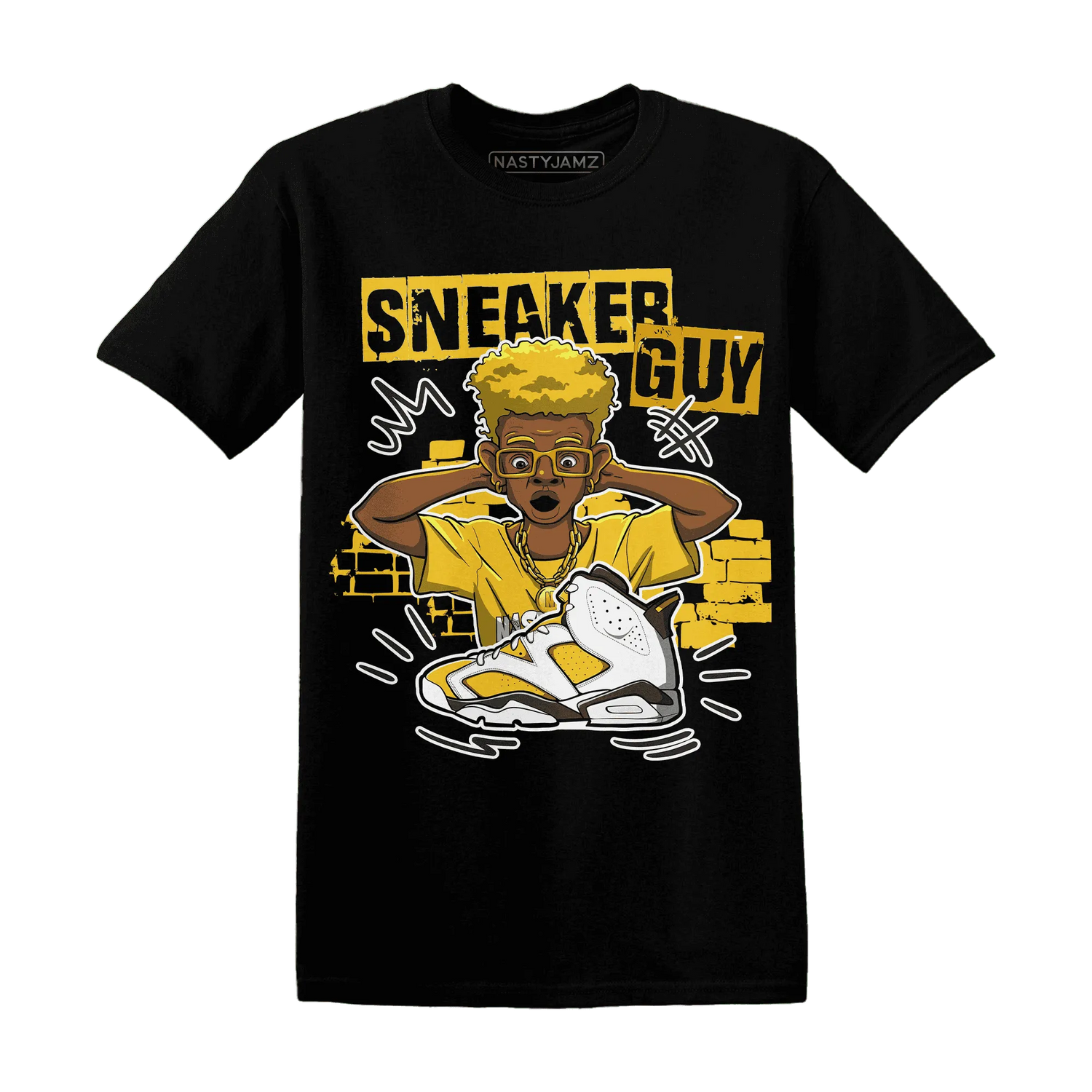 NastyJamz-Yellow-Ochre-6s-T-Shirt-Match-Sneaker-Guy-Collector