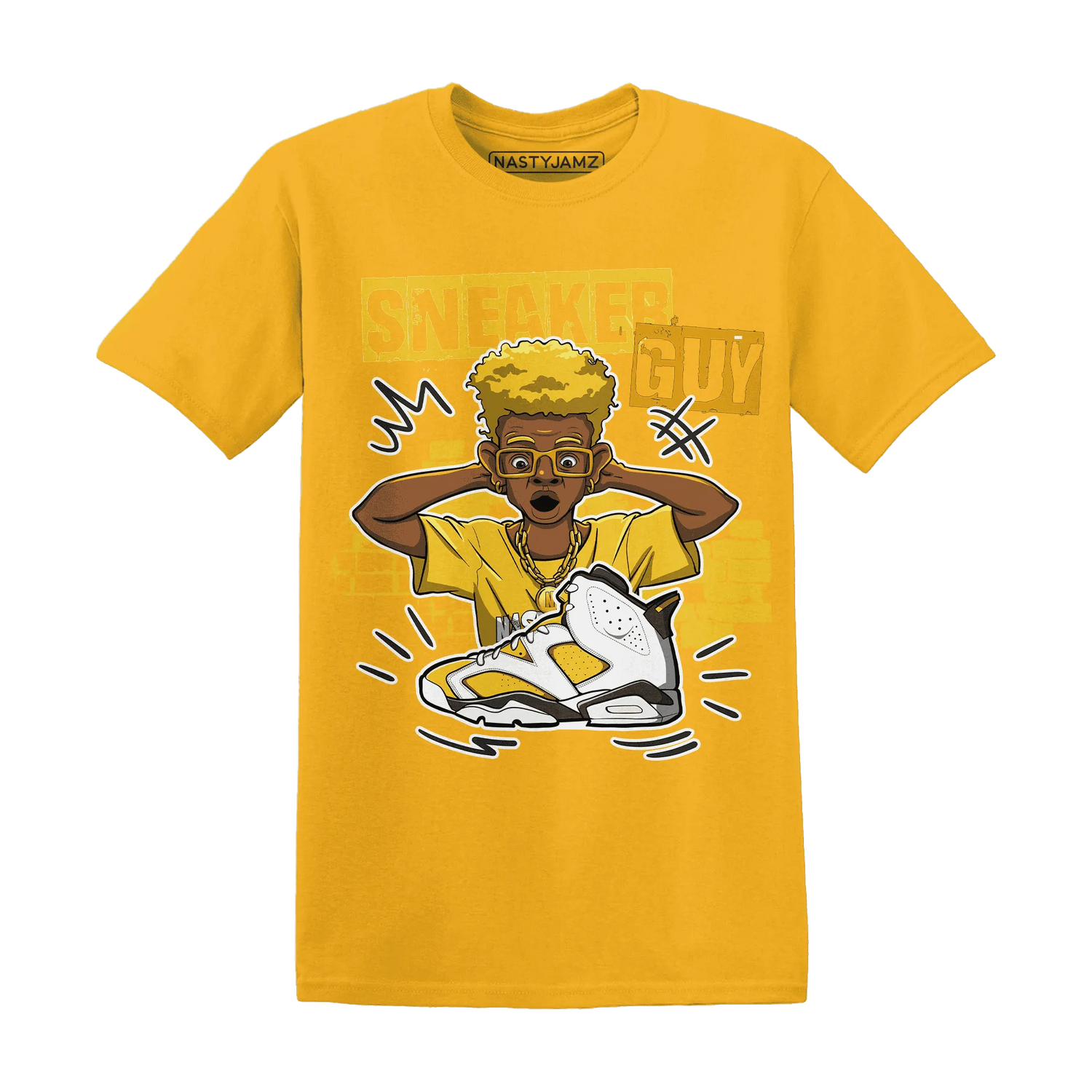 NastyJamz-Yellow-Ochre-6s-T-Shirt-Match-Sneaker-Guy-Collector