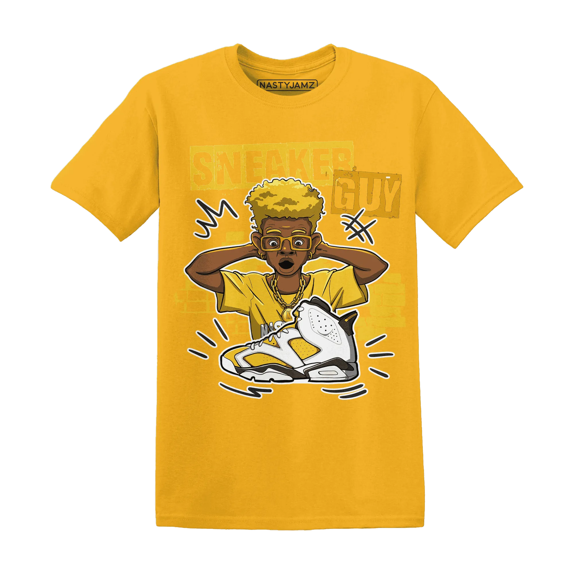 NastyJamz-Yellow-Ochre-6s-T-Shirt-Match-Sneaker-Guy-Collector