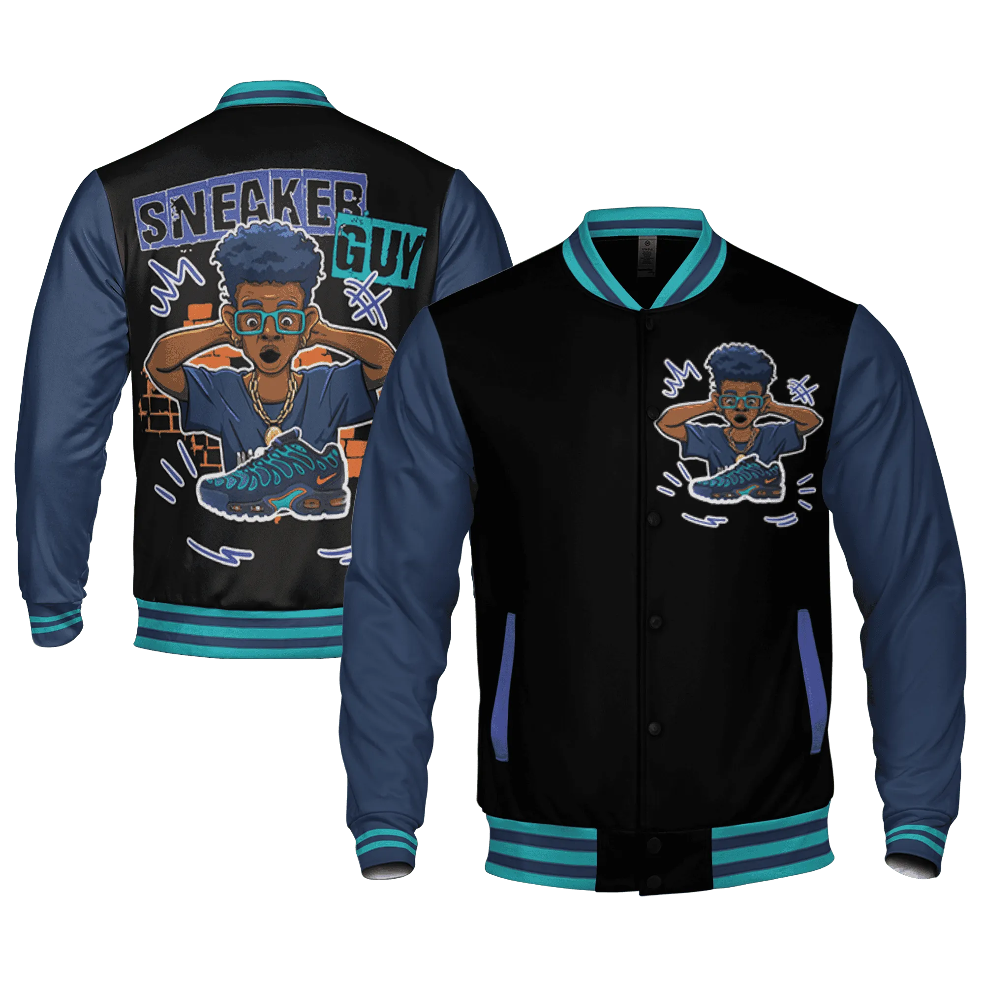 AM-Plus-Drift-Midnight-Navy-Total-Orange-Dusty-Cactus-Varsity-Match-Sneaker-Guy-Collector-