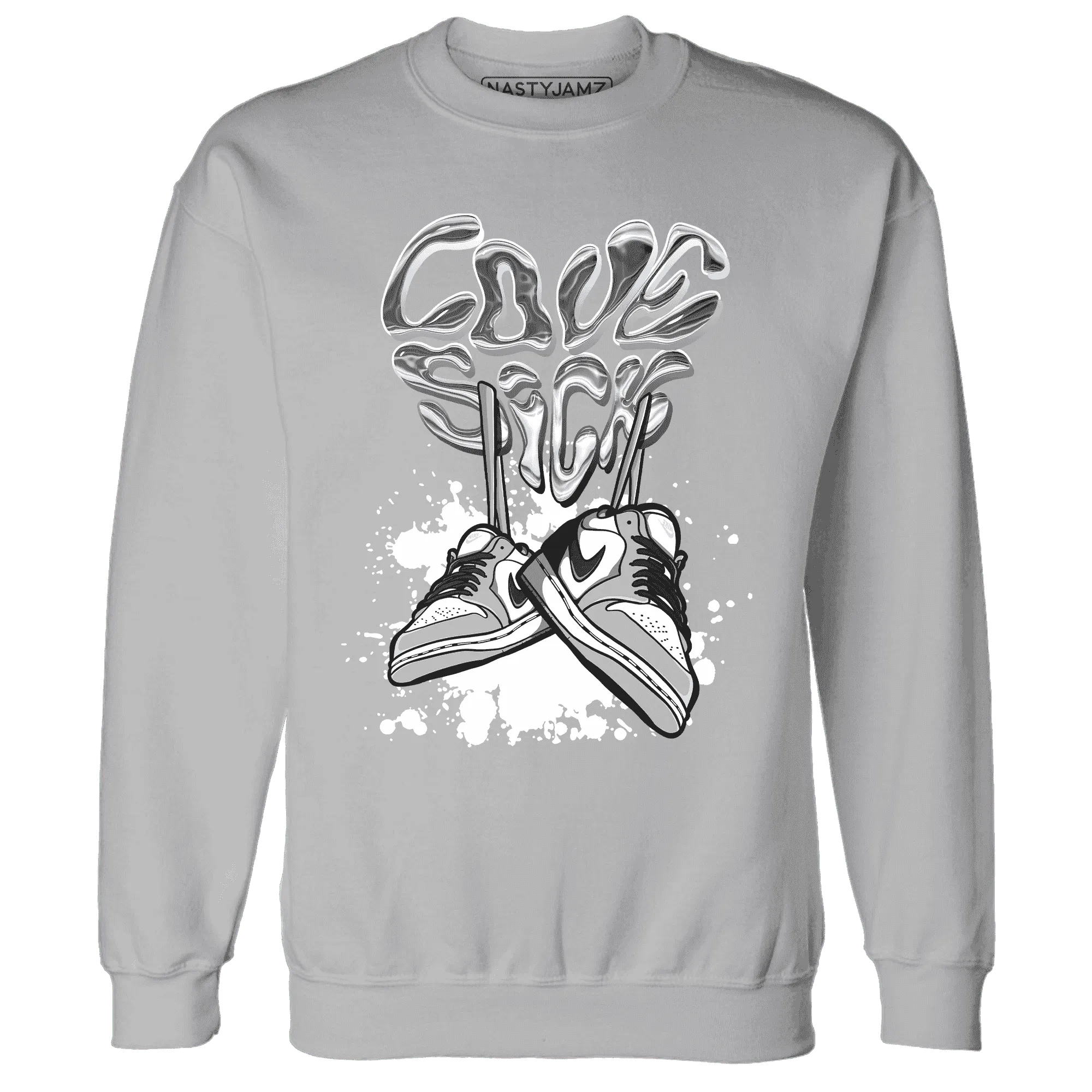Wolf-Grey-1s-Sweatshirt-Match-Sneaker-Love-Sick