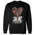 Georgia Peach 3s Sweatshirt Match Sneaker Love Sick - NastyJamz