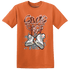 Georgia Peach 3s T Shirt Match Sneaker Love Sick - NastyJamz