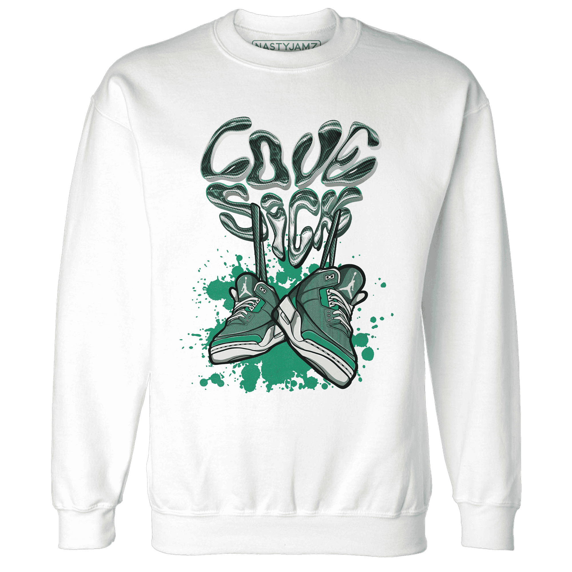 Nina CN Abney 3s Sweatshirt Match Sneaker Love Sick - NastyJamz