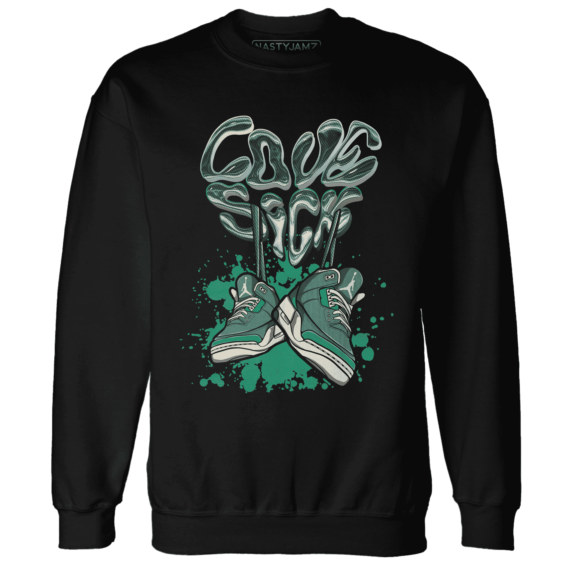 Nina CN Abney 3s Sweatshirt Match Sneaker Love Sick - NastyJamz