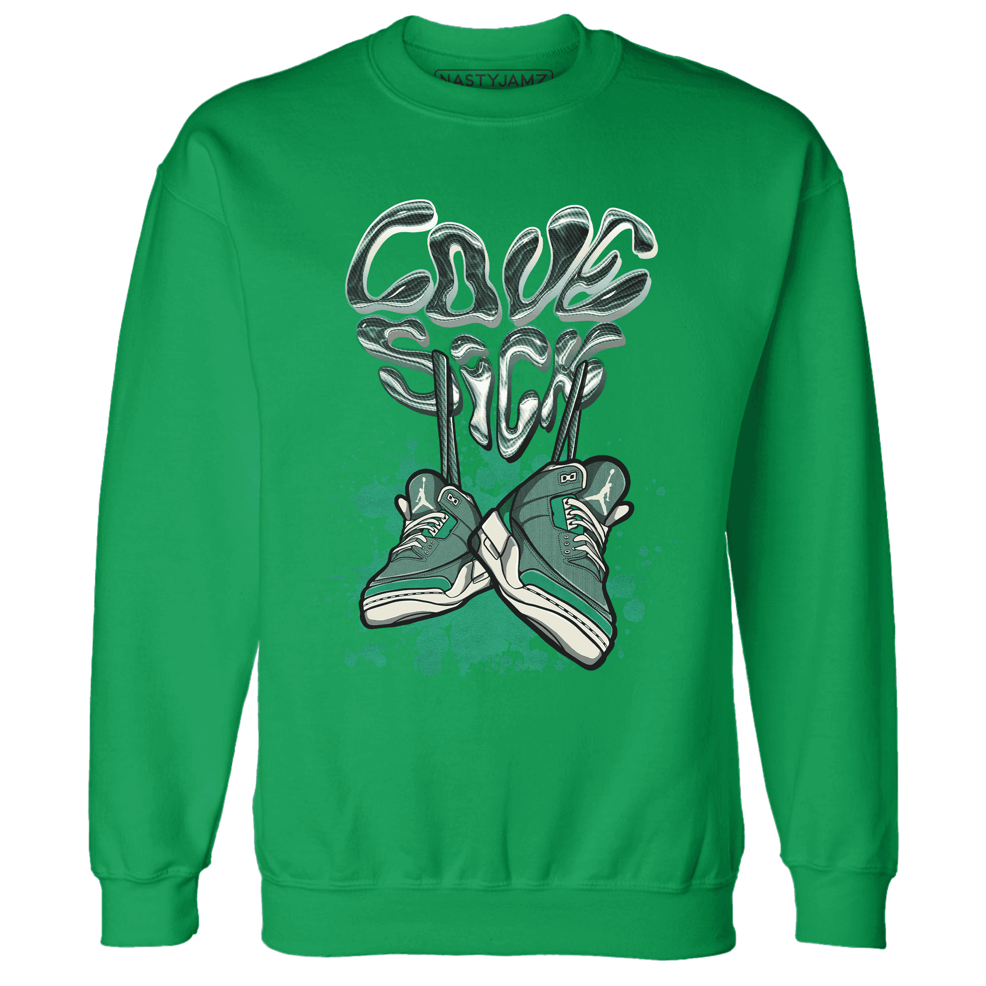 Nina CN Abney 3s Sweatshirt Match Sneaker Love Sick - NastyJamz