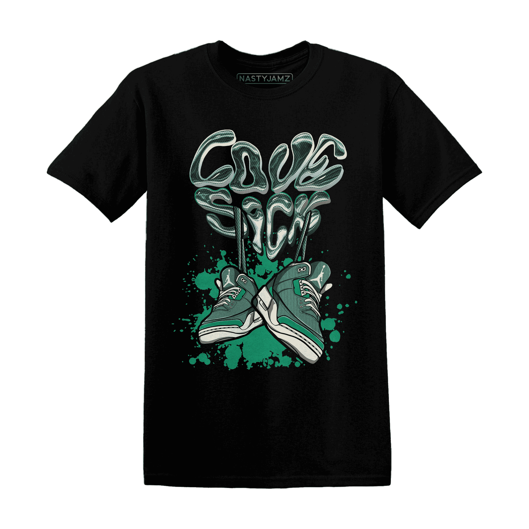 Nina CN Abney 3s T Shirt Match Sneaker Love Sick - NastyJamz