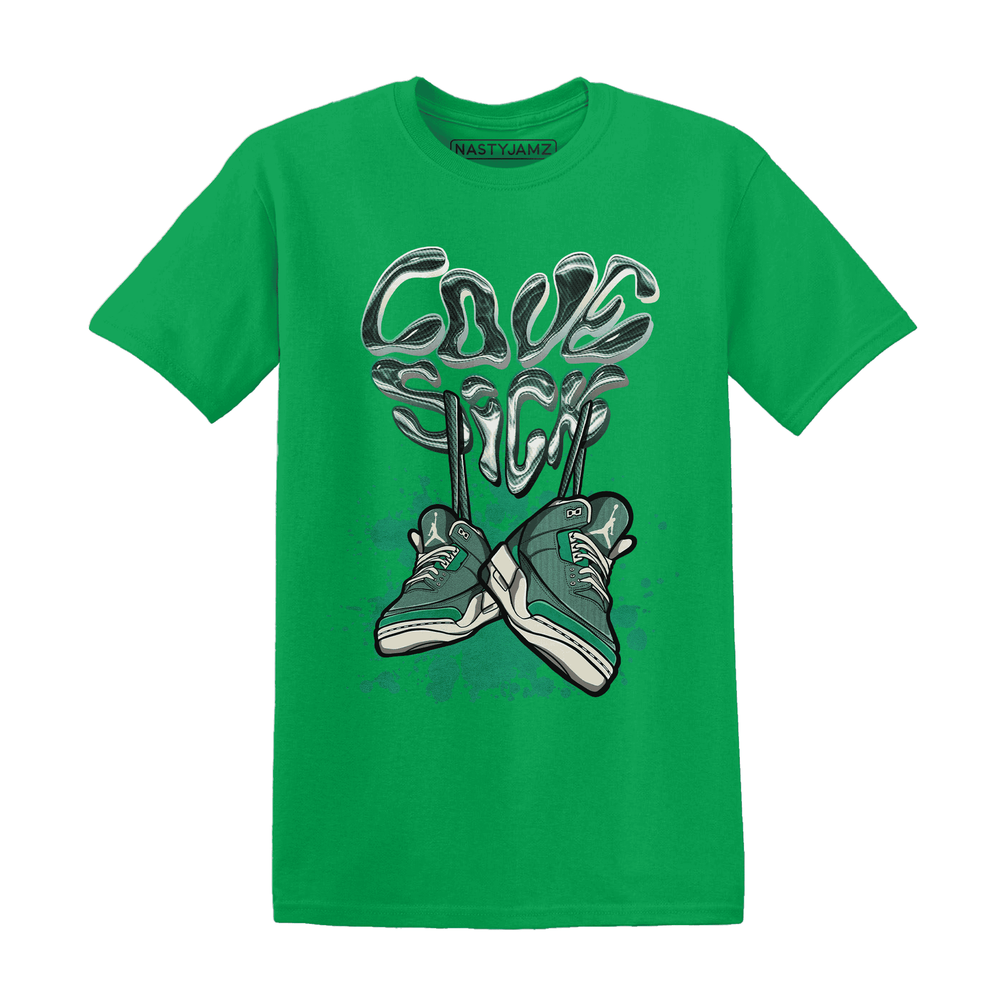 Nina CN Abney 3s T Shirt Match Sneaker Love Sick - NastyJamz