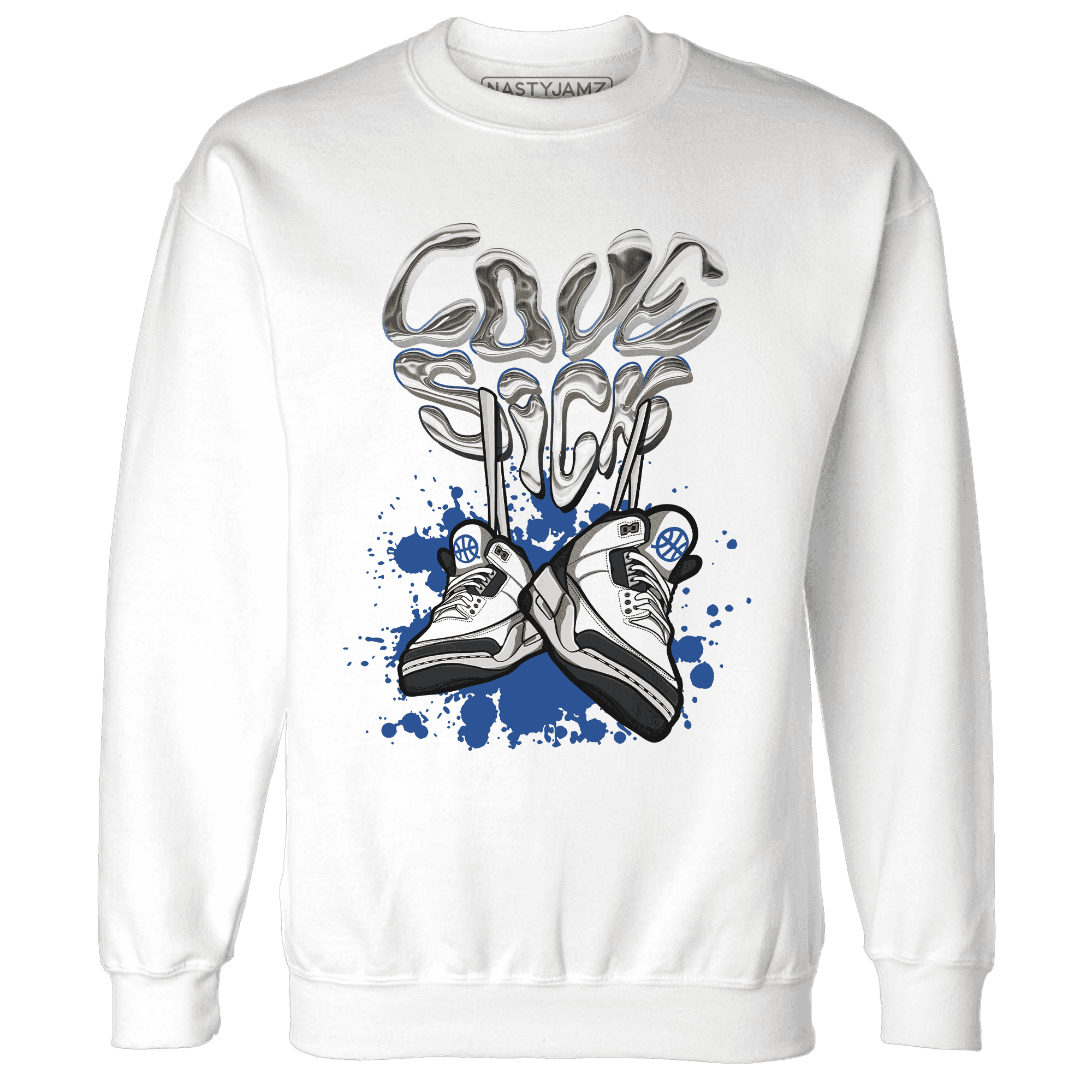 Quaiii 54 3s Sweatshirt Match Sneaker Love Sick - NastyJamz