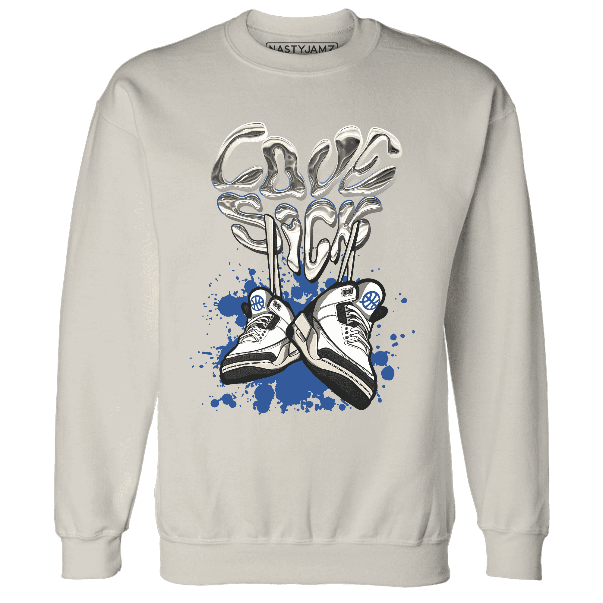 Quaiii 54 3s Sweatshirt Match Sneaker Love Sick - NastyJamz