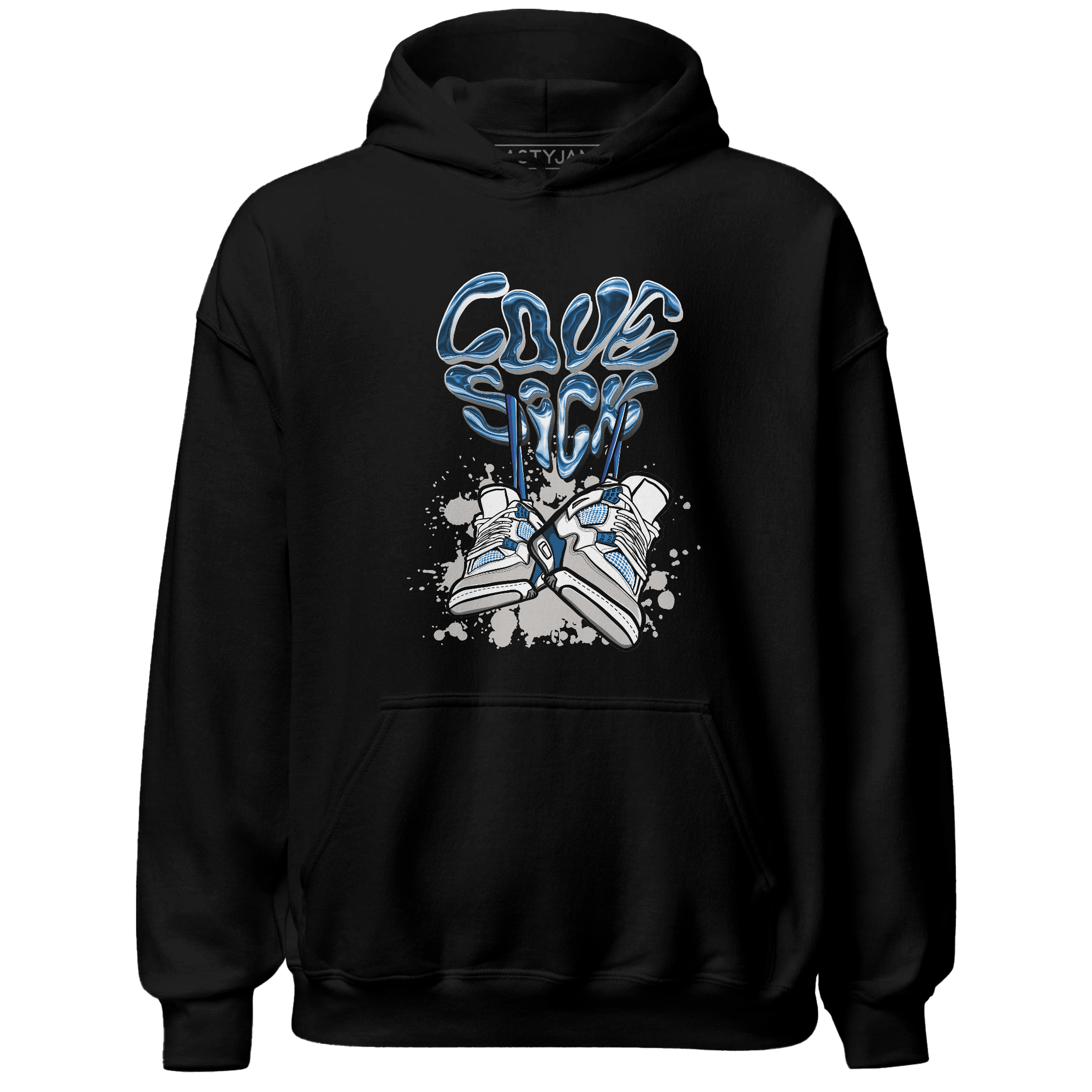 Industrial Blue 4s Hoodie Match Sneaker Love Sick - NastyJamz
