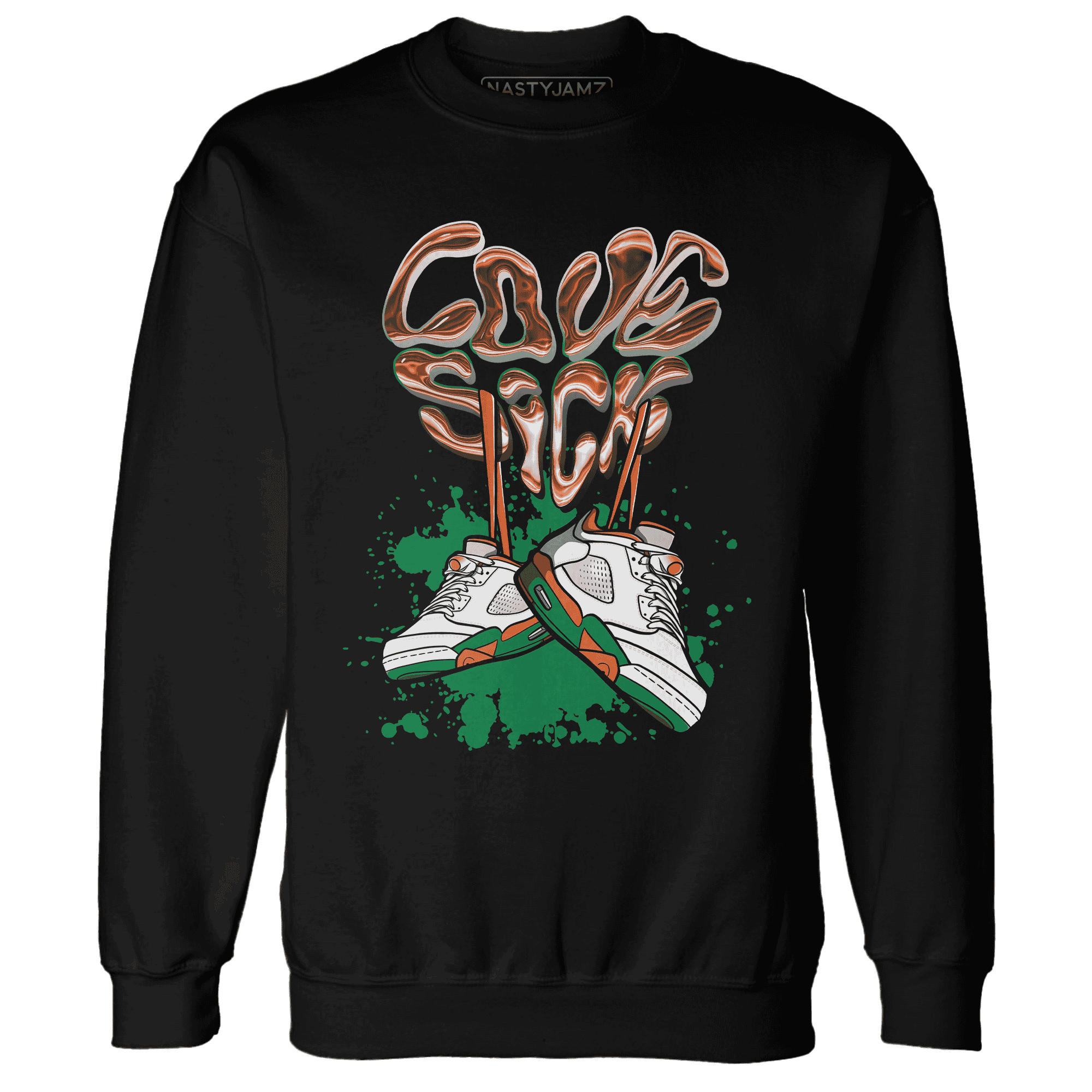 MAM Hurricanes 5s Sweatshirt Match Sneaker Love Sick - NastyJamz