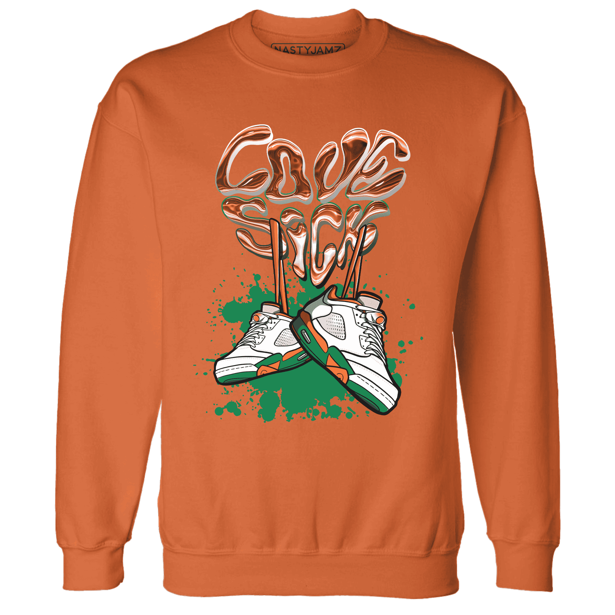 MAM Hurricanes 5s Sweatshirt Match Sneaker Love Sick - NastyJamz