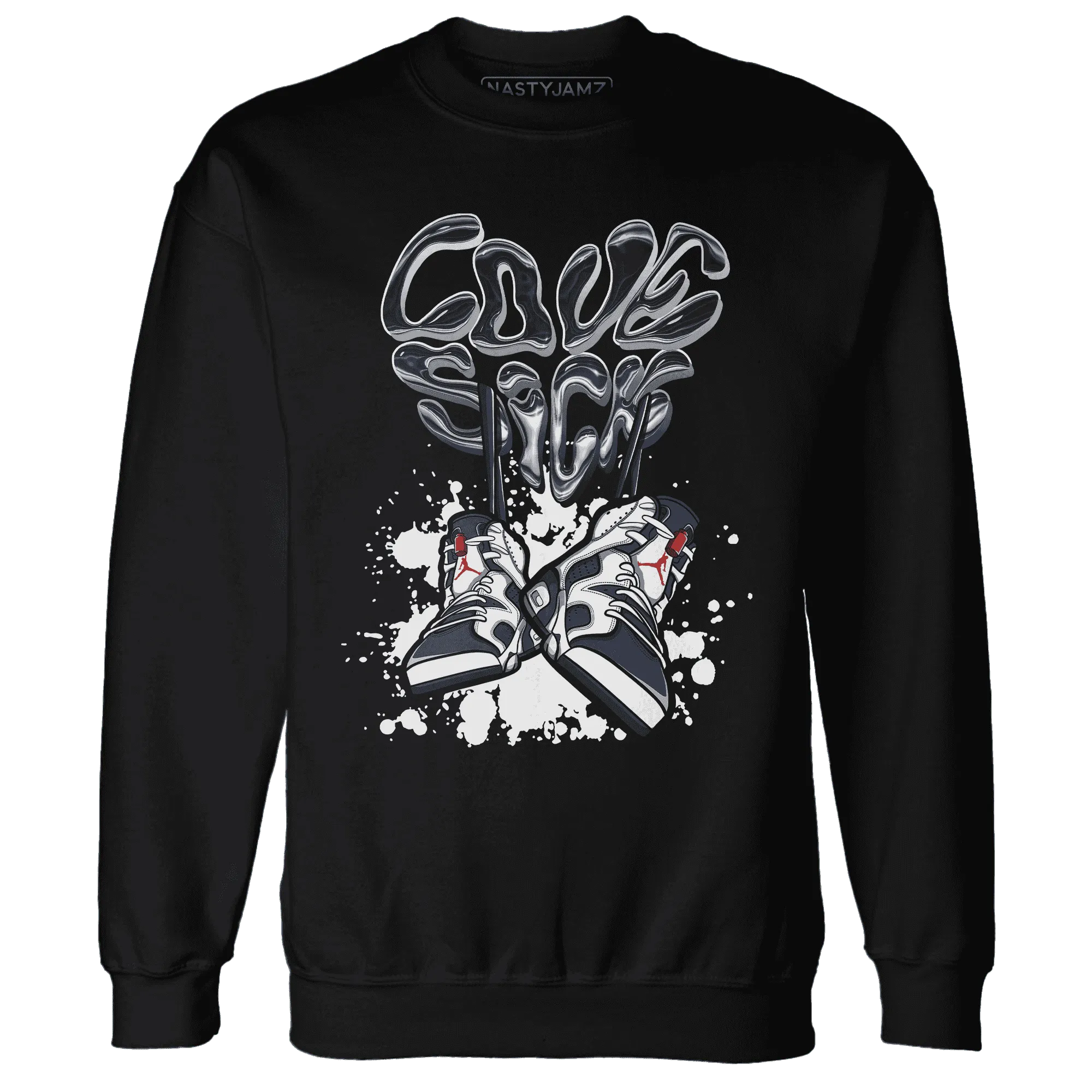 White-Navy-6s-Sweatshirt-Match-Sneaker-Love-Sick