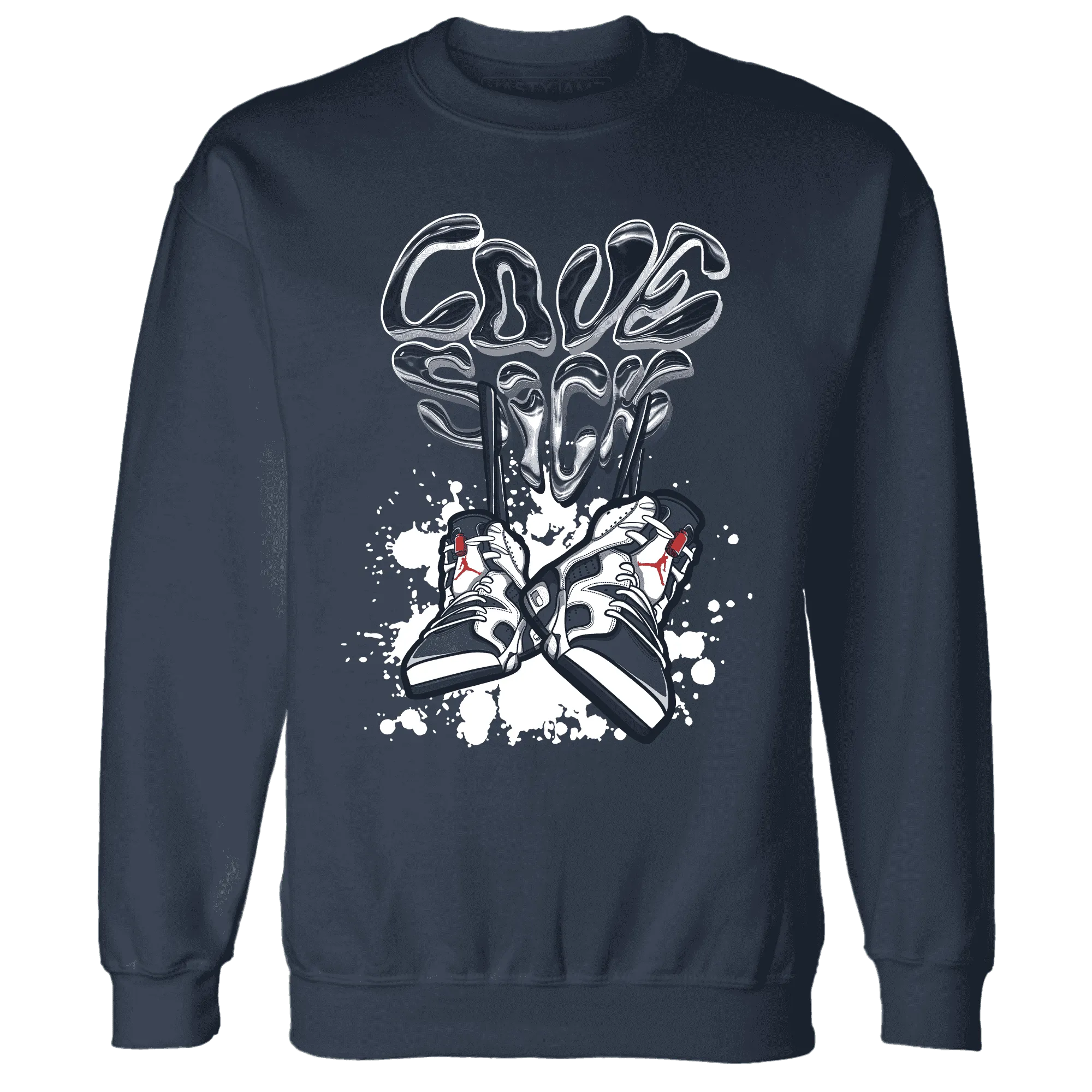 White-Navy-6s-Sweatshirt-Match-Sneaker-Love-Sick