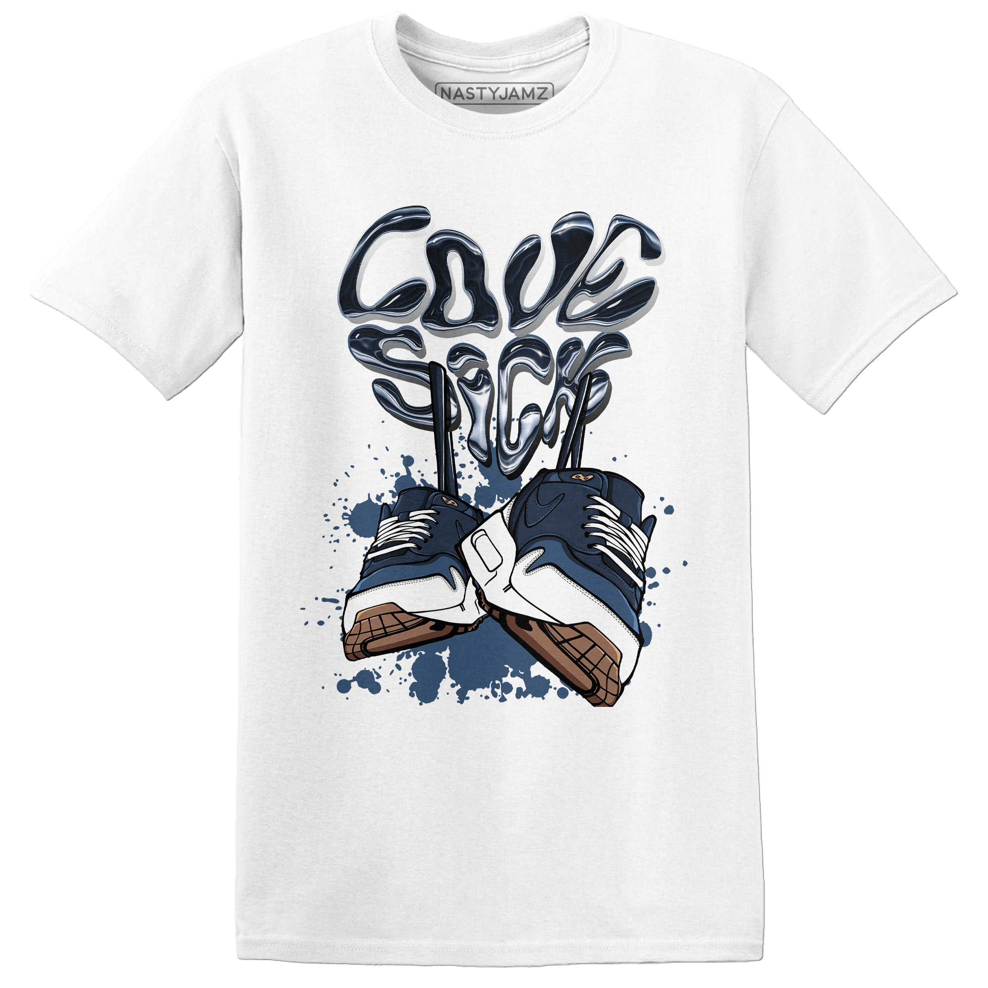 AM 1 86 Jackie Robinson T Shirt Match Sneaker Love Sick - NastyJamz