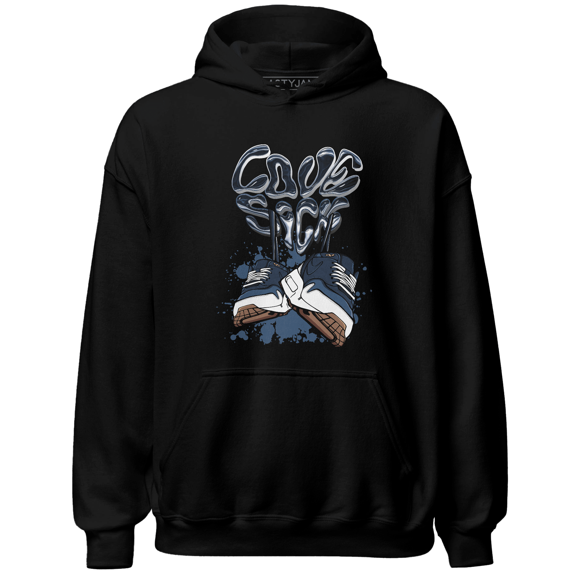 AM 1 86 Jackie Robinson Hoodie Match Sneaker Love Sick - NastyJamz