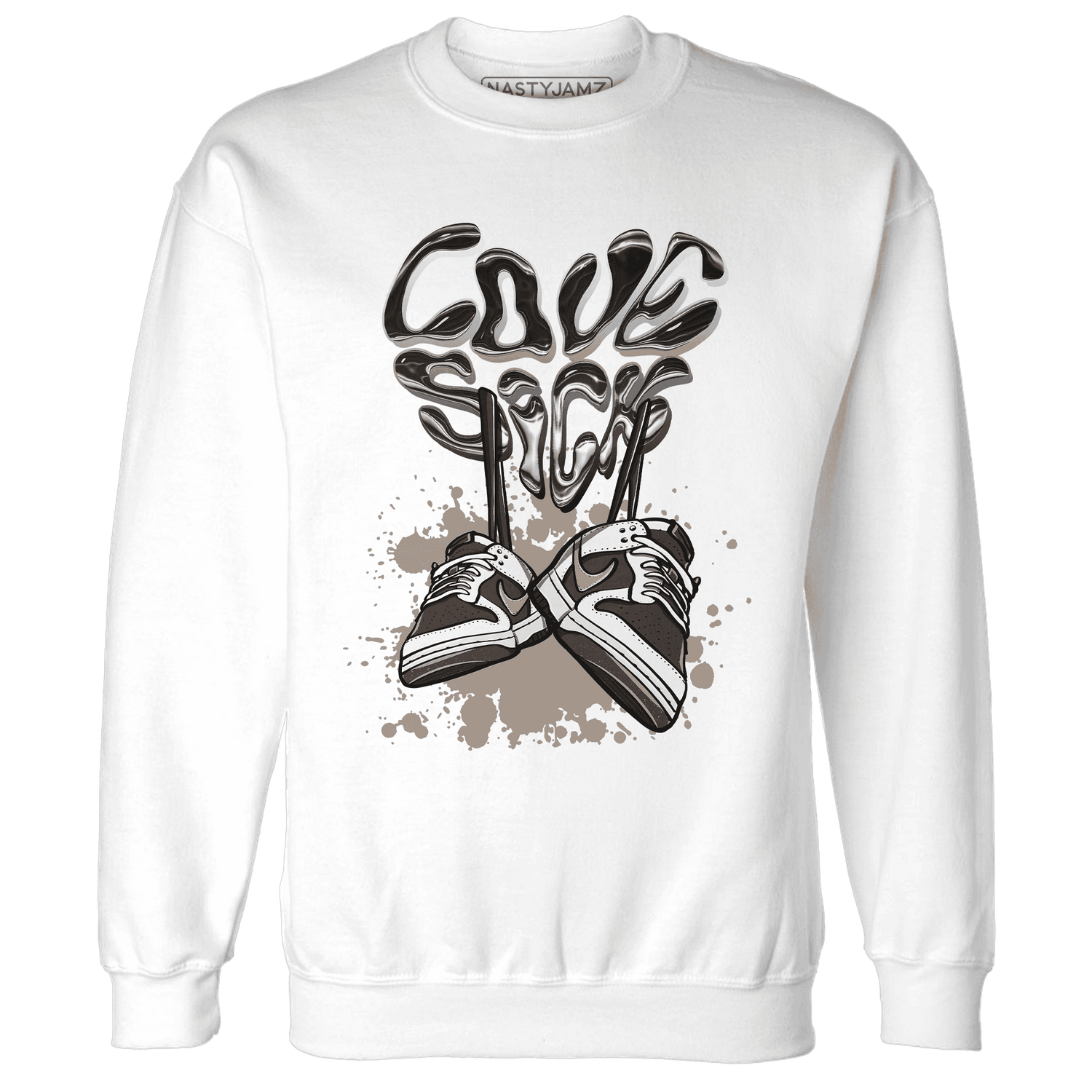 Dunk Low Baroque Brown Sweatshirt Match Sneaker Love Sick - NastyJamz