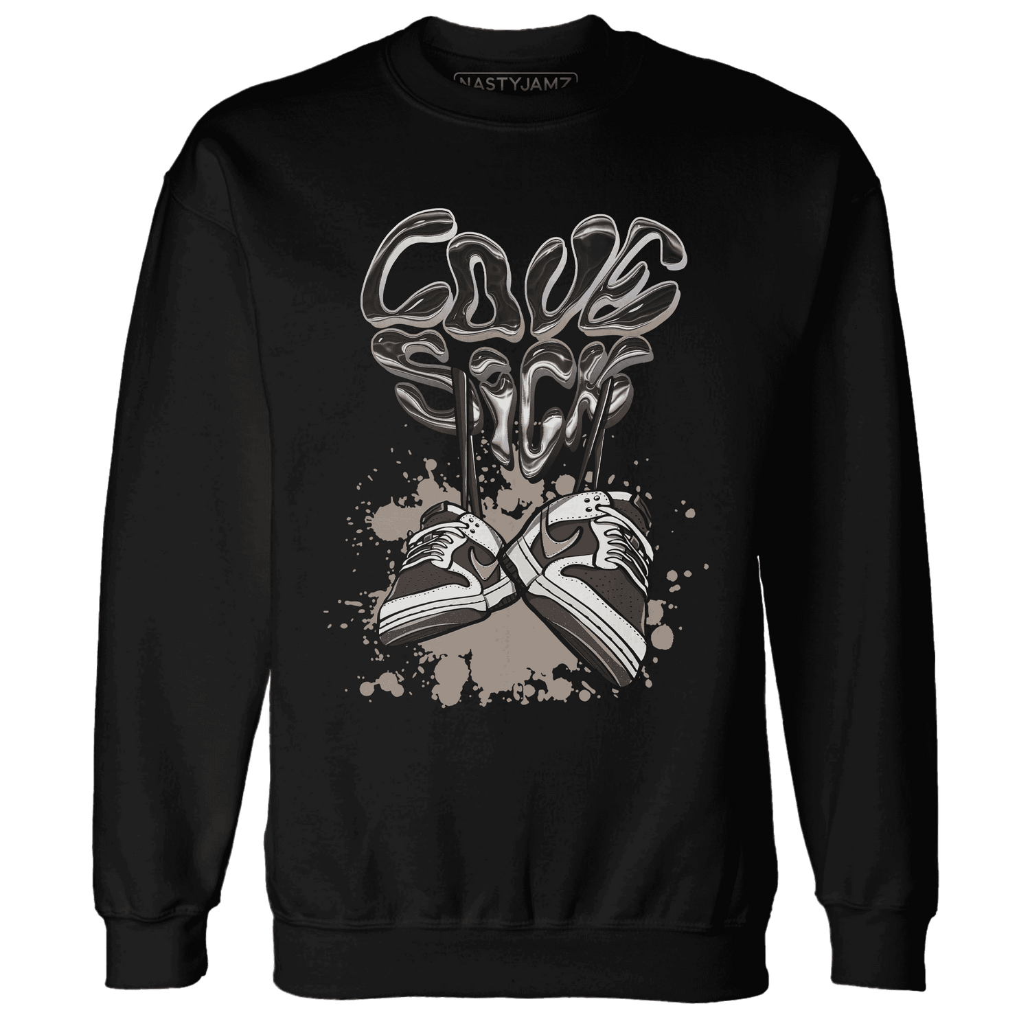 Dunk Low Baroque Brown Sweatshirt Match Sneaker Love Sick - NastyJamz