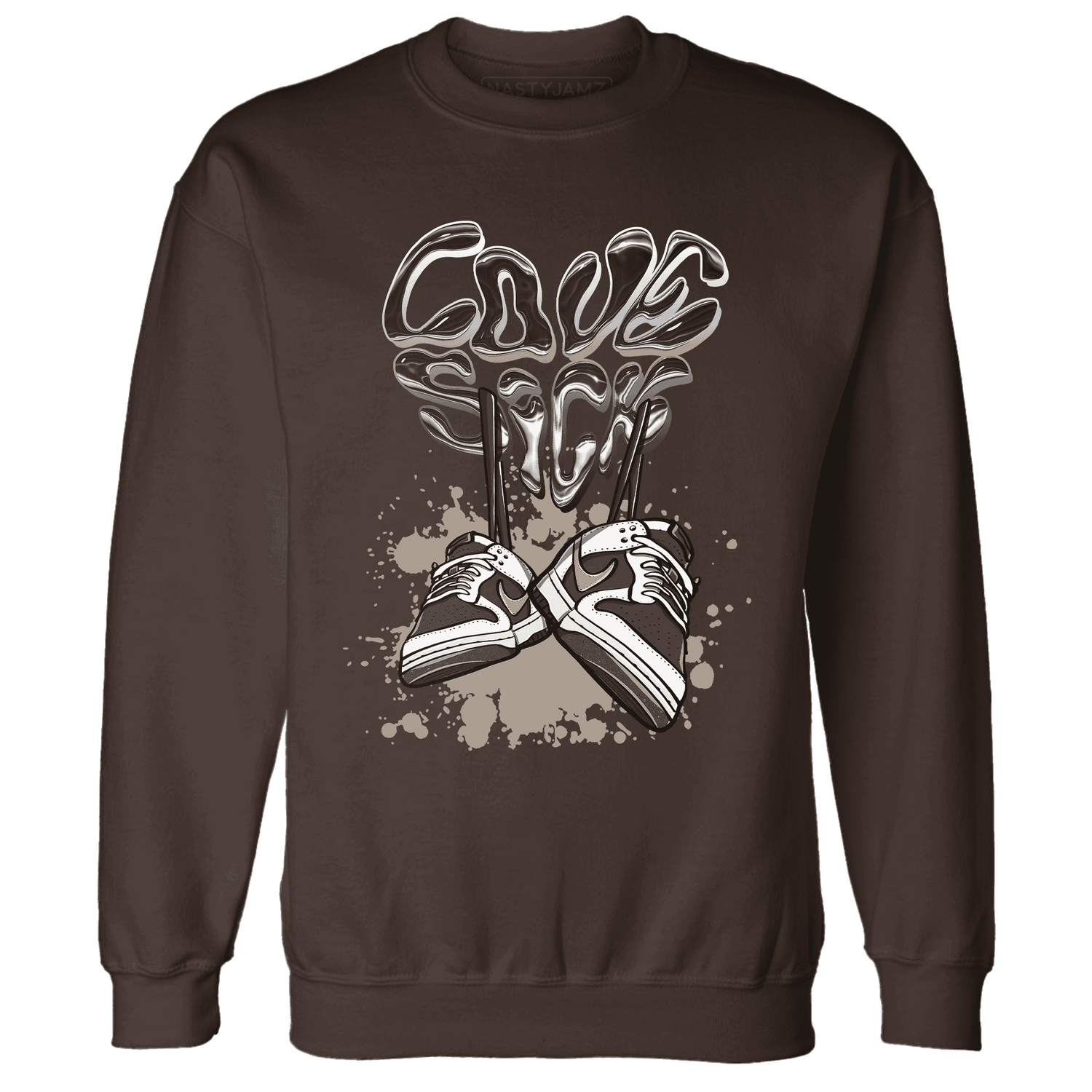 Dunk Low Baroque Brown Sweatshirt Match Sneaker Love Sick - NastyJamz