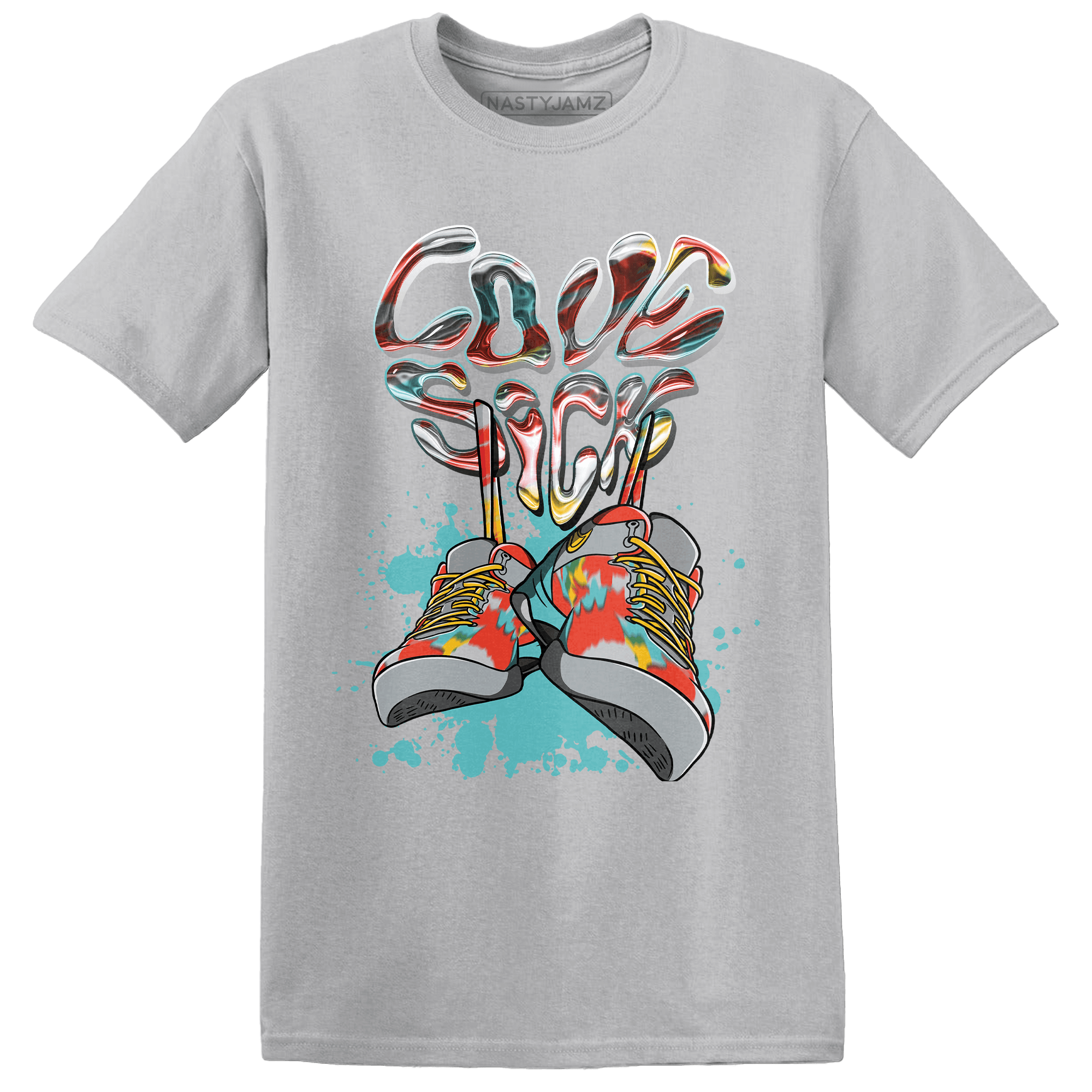 KB 8 Protro Venice Beach T Shirt Match Sneaker Love Sick - NastyJamz