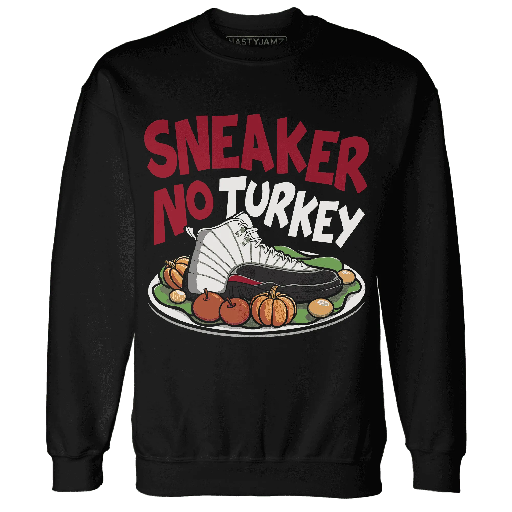 Retro-Red-Taxi-12s-NastyJamz-Sweatshirt-Match-Sneaker-No-Turkey