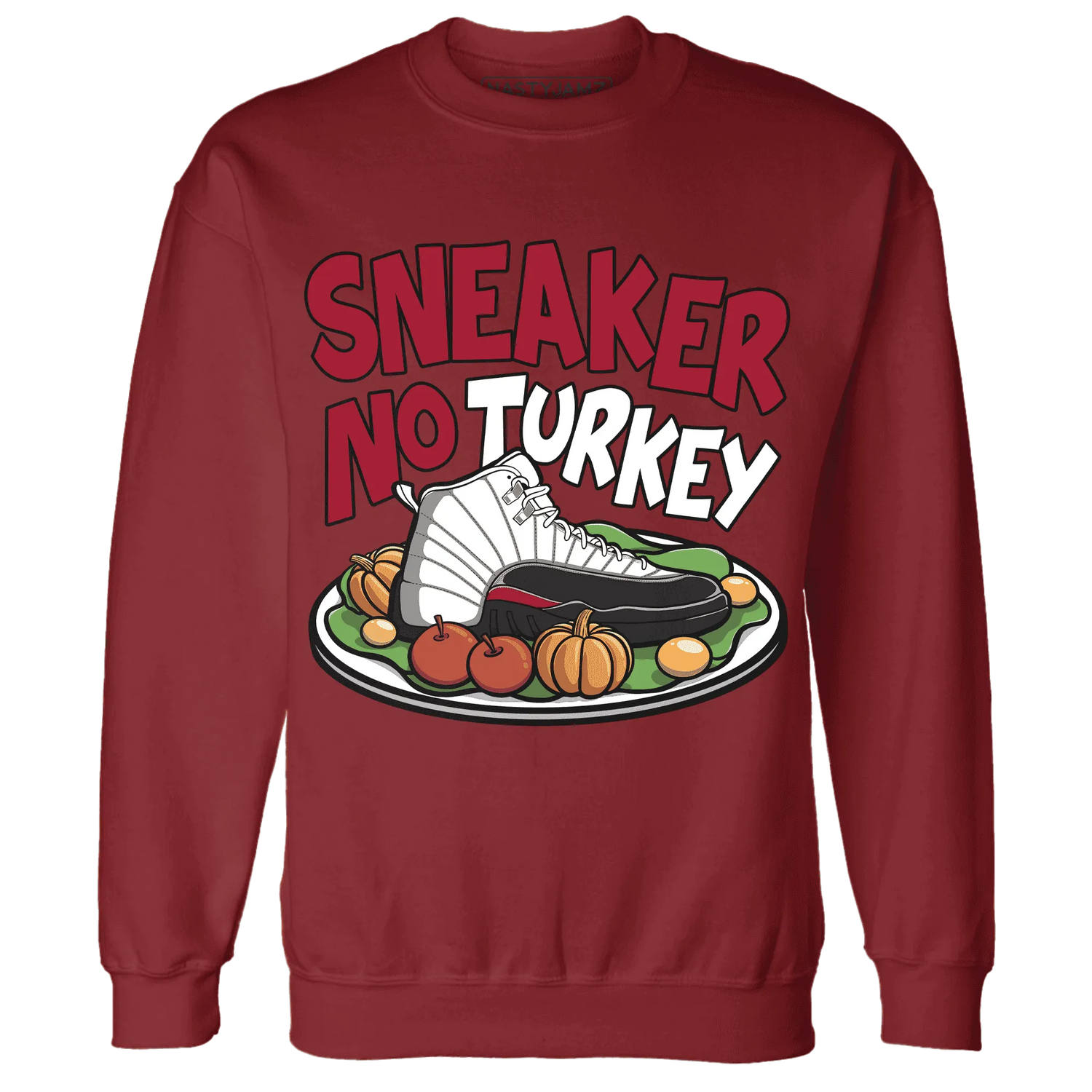 Retro-Red-Taxi-12s-NastyJamz-Sweatshirt-Match-Sneaker-No-Turkey
