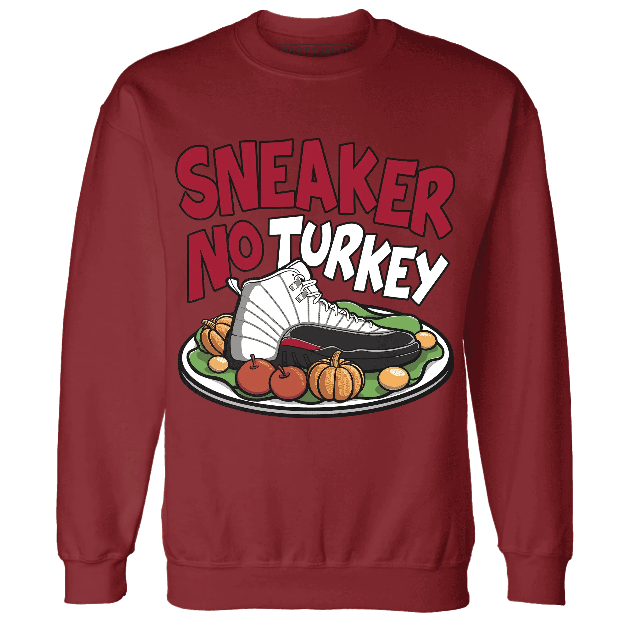 Retro-Red-Taxi-12s-NastyJamz-Sweatshirt-Match-Sneaker-No-Turkey