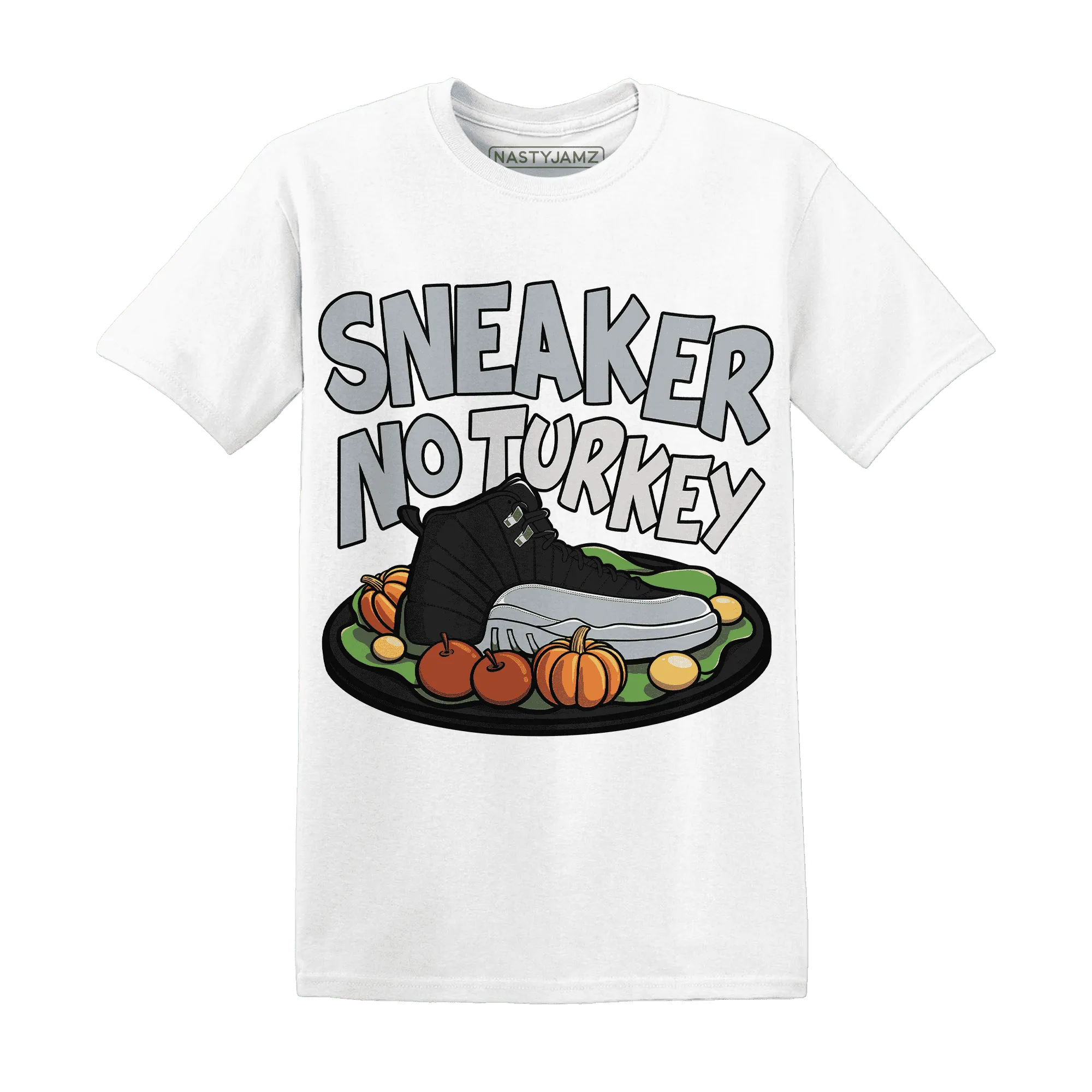 Wolf-Grey-12s-NastyJamz-T-Shirt-Match-Sneaker-No-Turkey