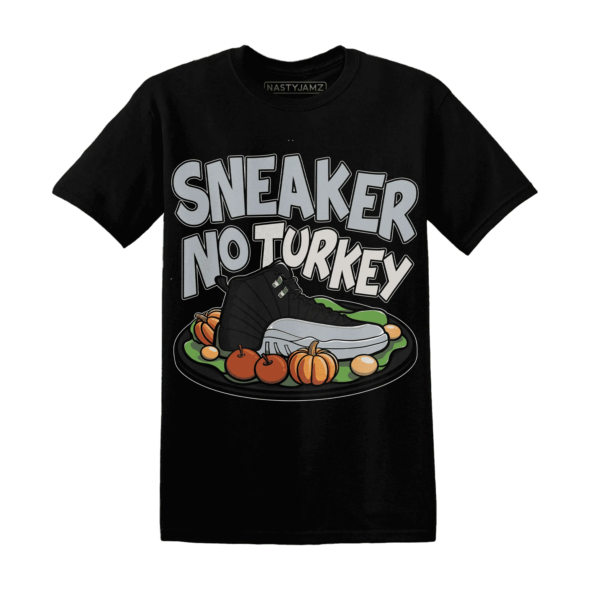 Wolf-Grey-12s-NastyJamz-T-Shirt-Match-Sneaker-No-Turkey