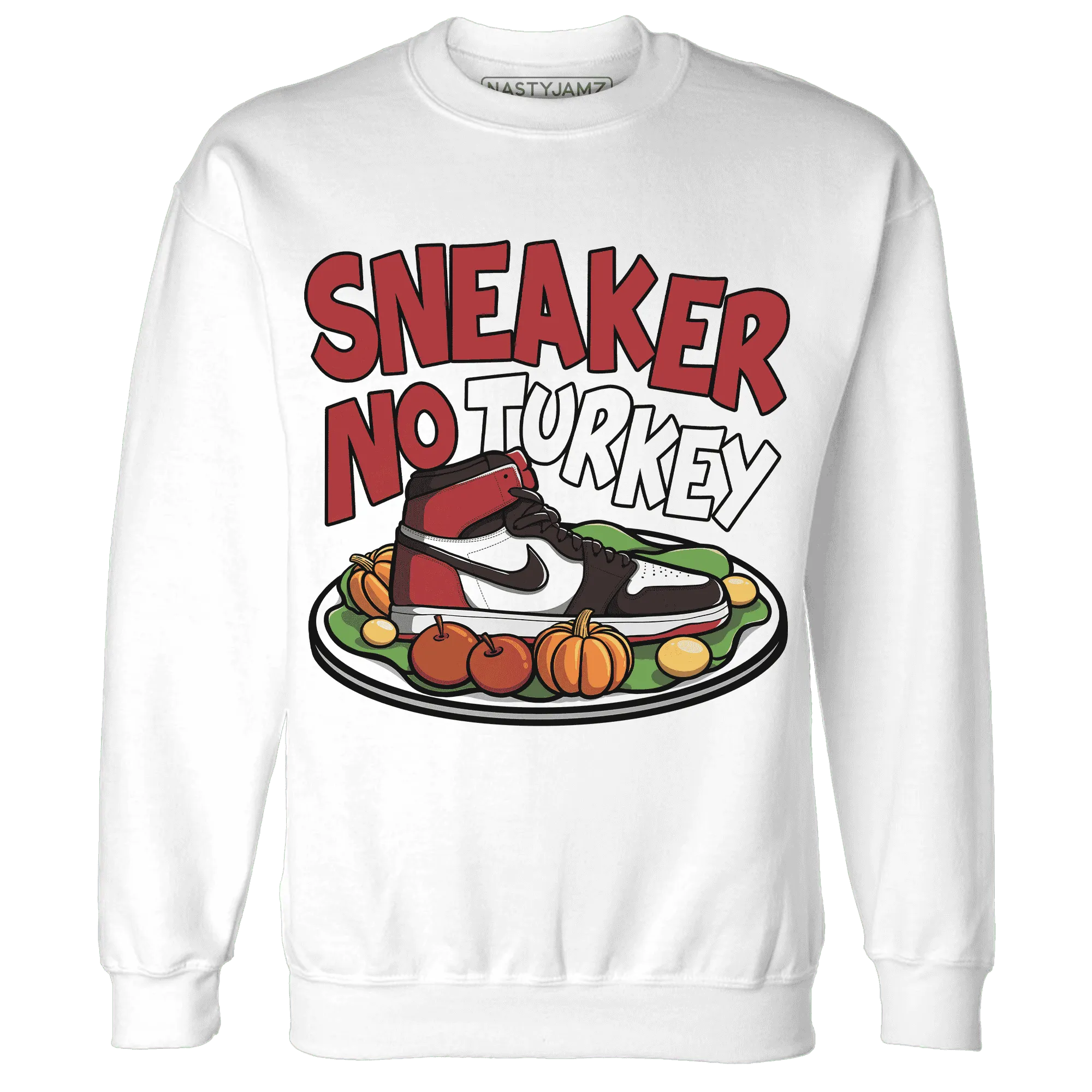 Black-Toe-Reimagined-Red-White-1s-NastyJamz-Sweatshirt-Match-Sneaker-No-Turkey