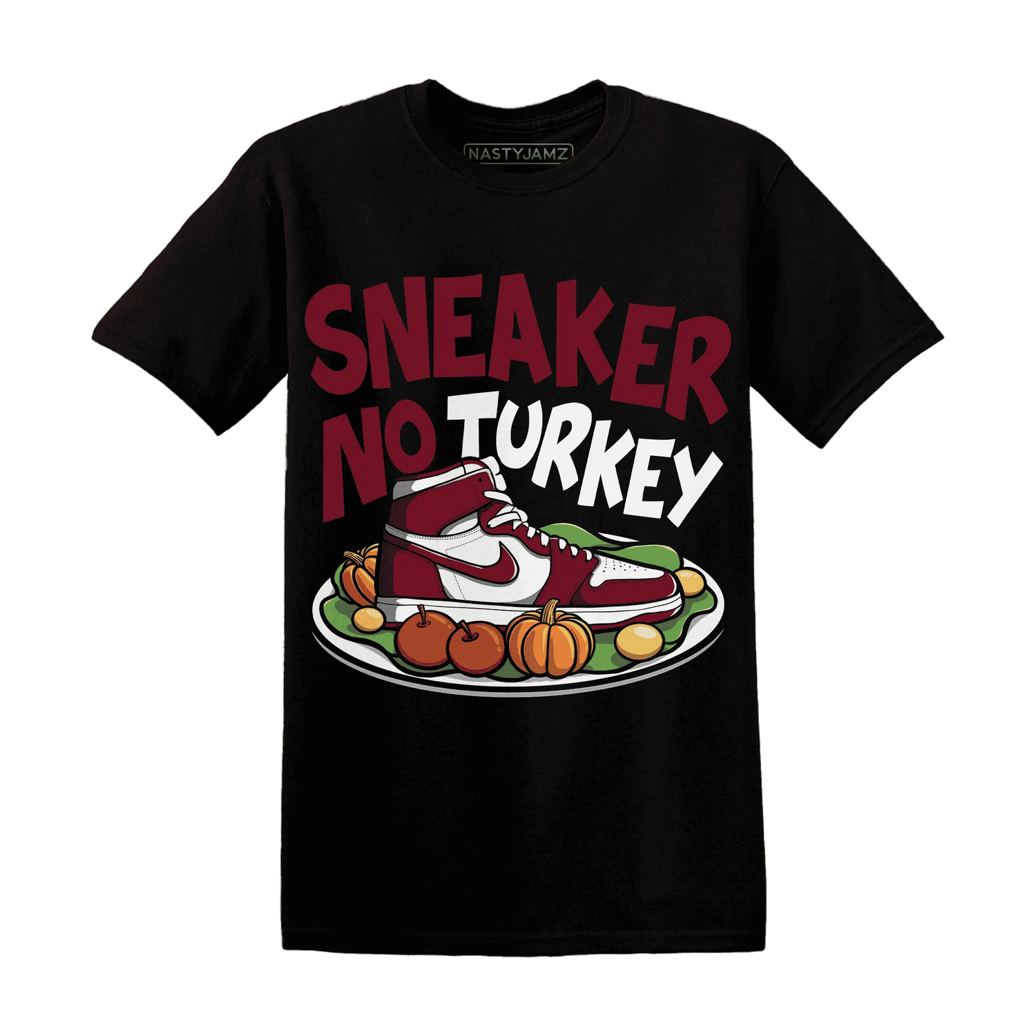 High-White-Team-Red-1s-NastyJamz-T-Shirt-Match-Sneaker-No-Turkey