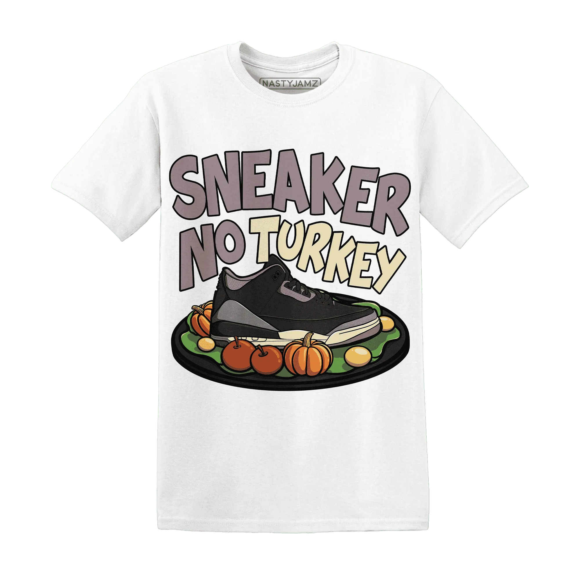 Black-Violet-Ore-3s-NastyJamz-T-Shirt-Match-Sneaker-No-Turkey