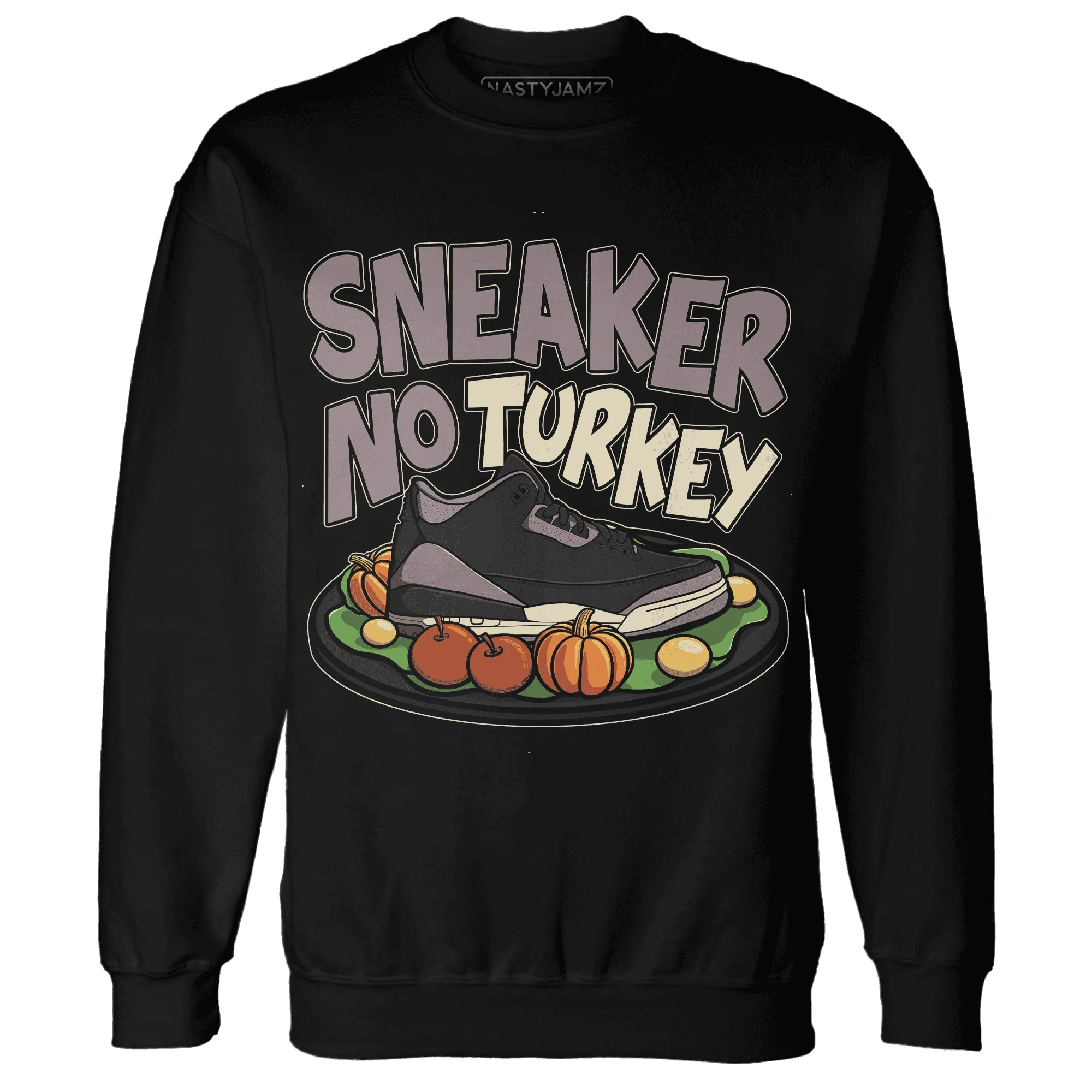 Black-Violet-Ore-3s-NastyJamz-Sweatshirt-Match-Sneaker-No-Turkey