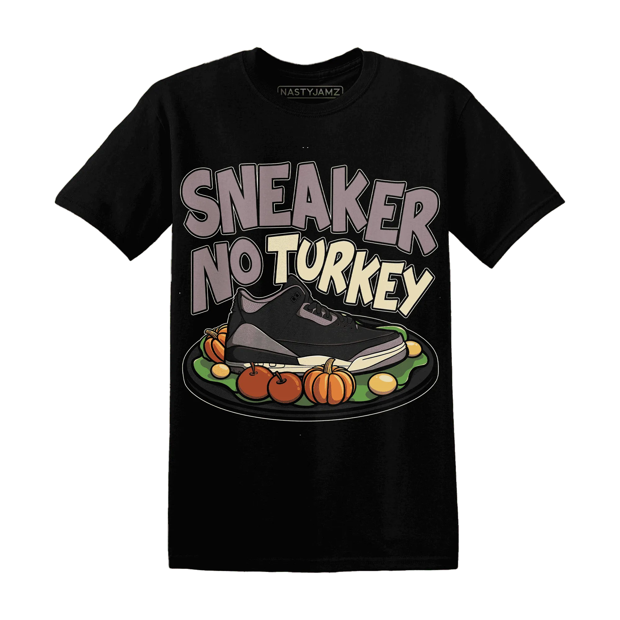 Black-Violet-Ore-3s-NastyJamz-T-Shirt-Match-Sneaker-No-Turkey