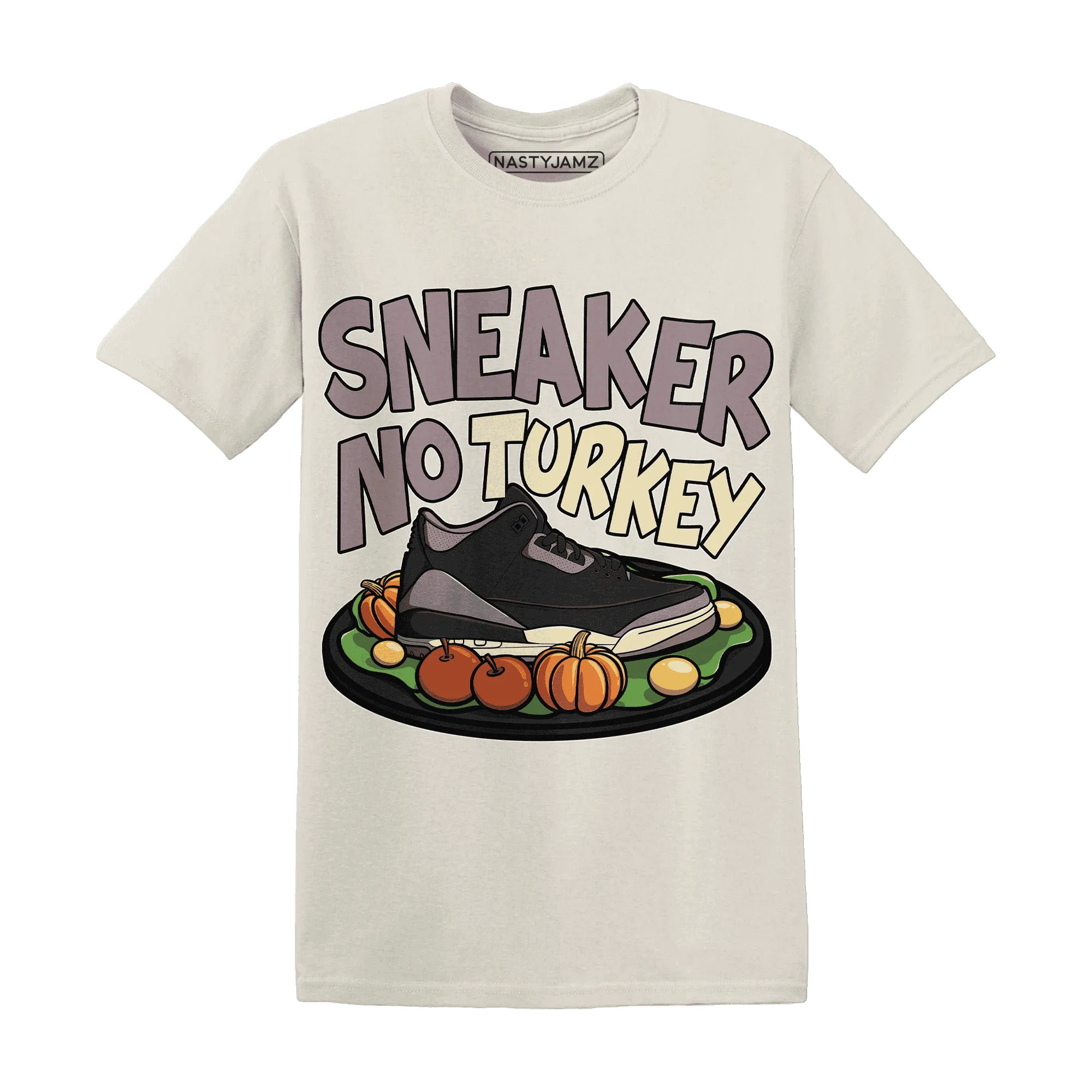 Black-Violet-Ore-3s-NastyJamz-T-Shirt-Match-Sneaker-No-Turkey